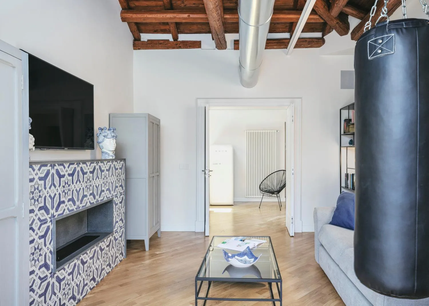 Living room in The Silver Lava - design apartment and spa