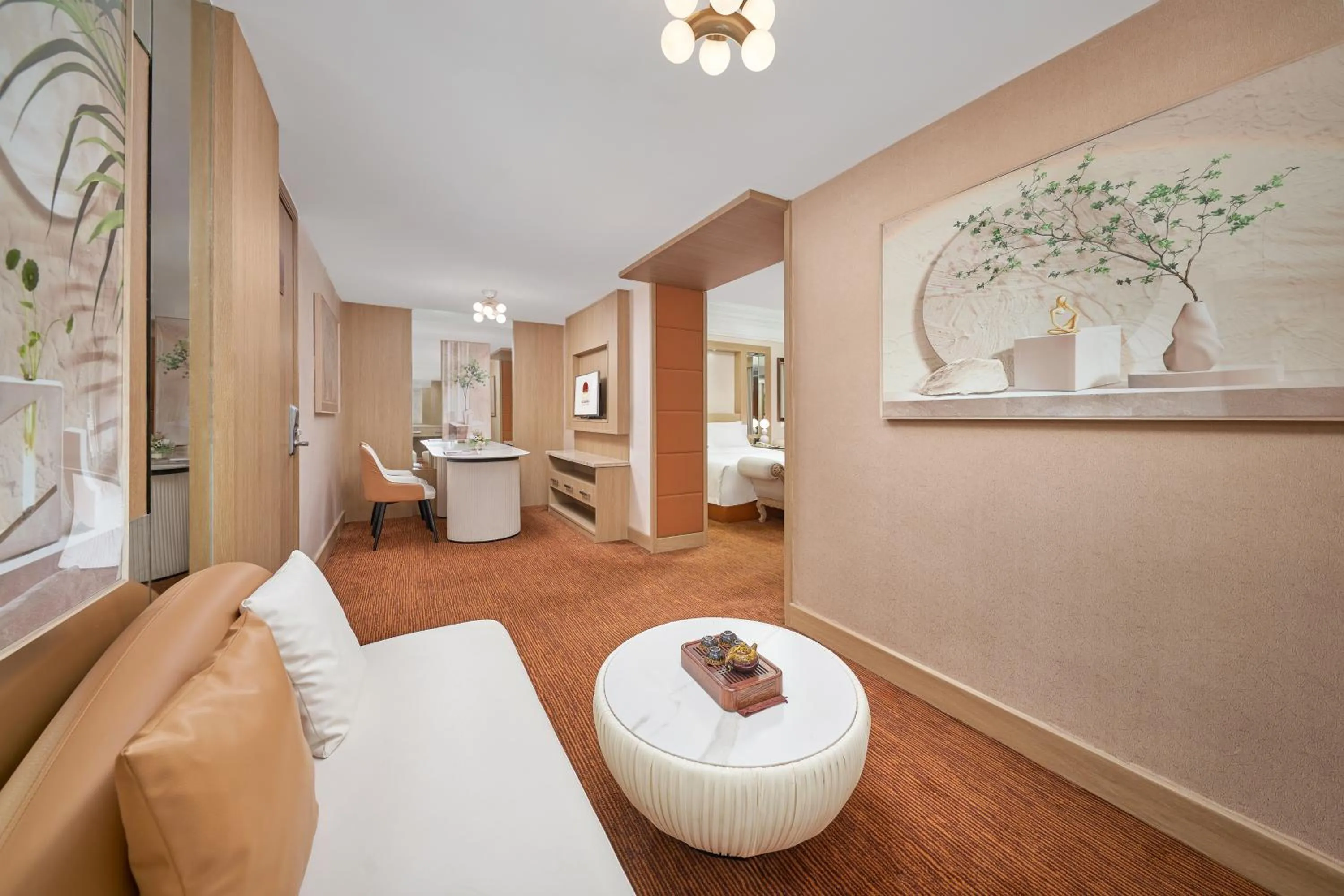 Living room in Nanyang King's Gate Hotel--Free Shuttle Service to Canton Fair