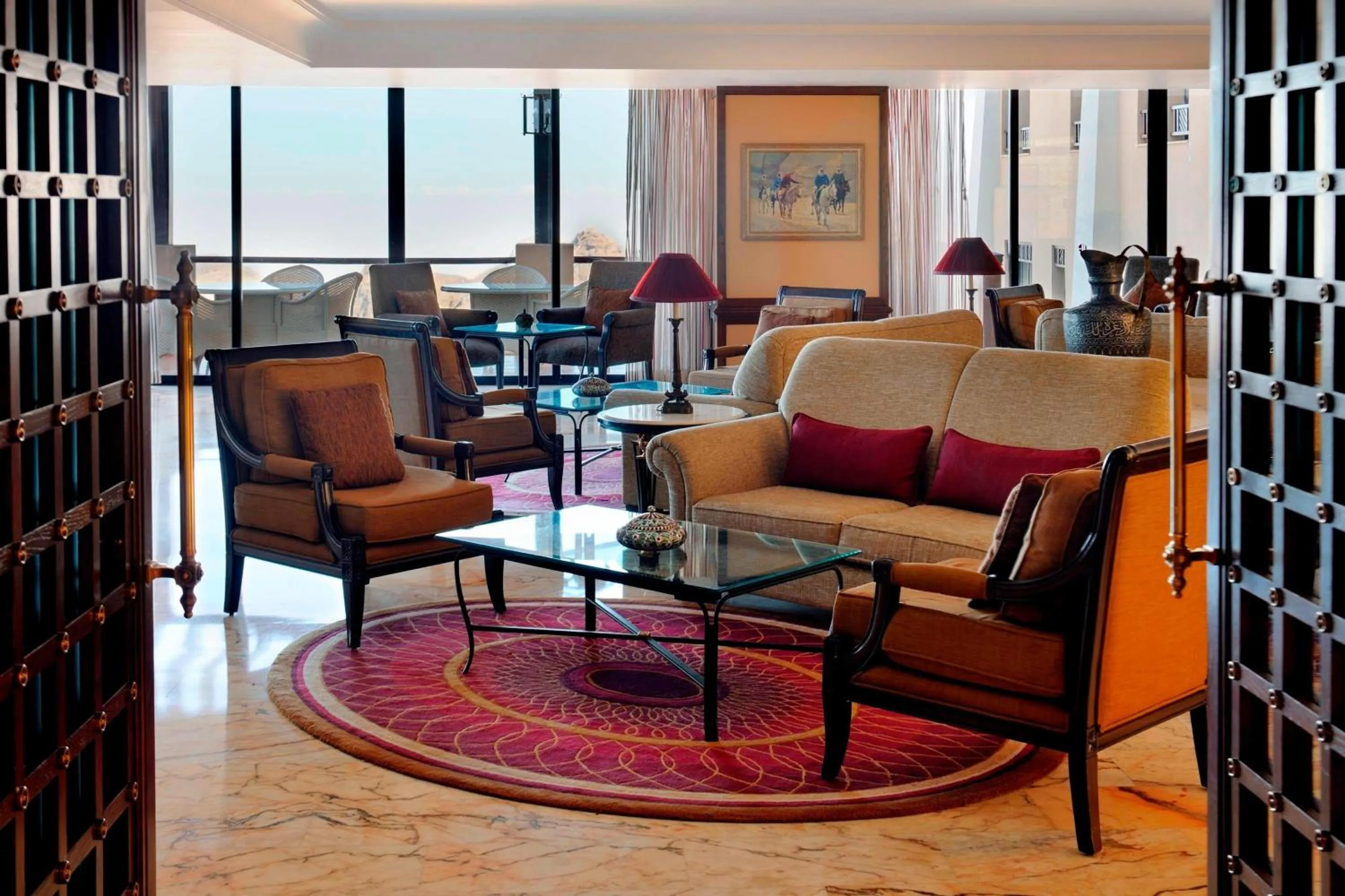 Lobby or reception in Petra Marriott Hotel