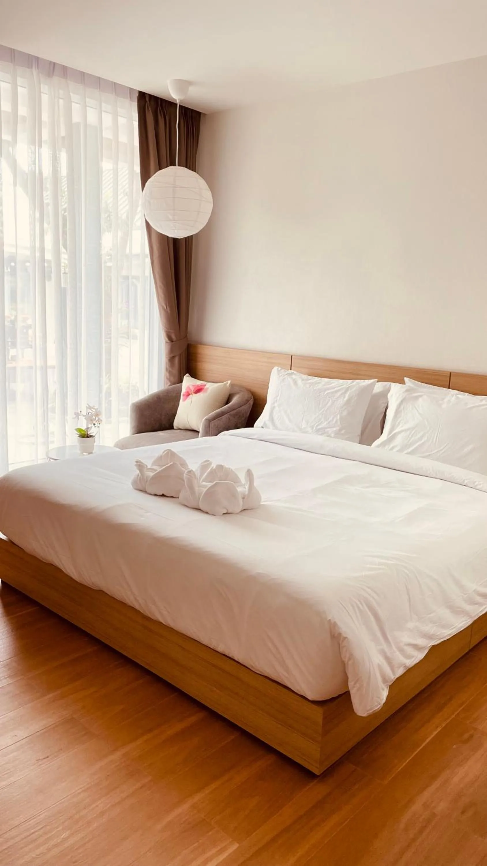 Bed in Busaba Bella Hotel