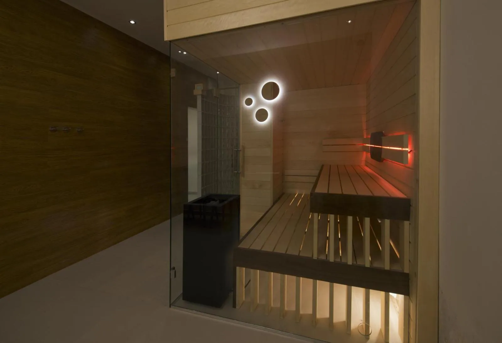 Sauna in Aparthotel Panorama