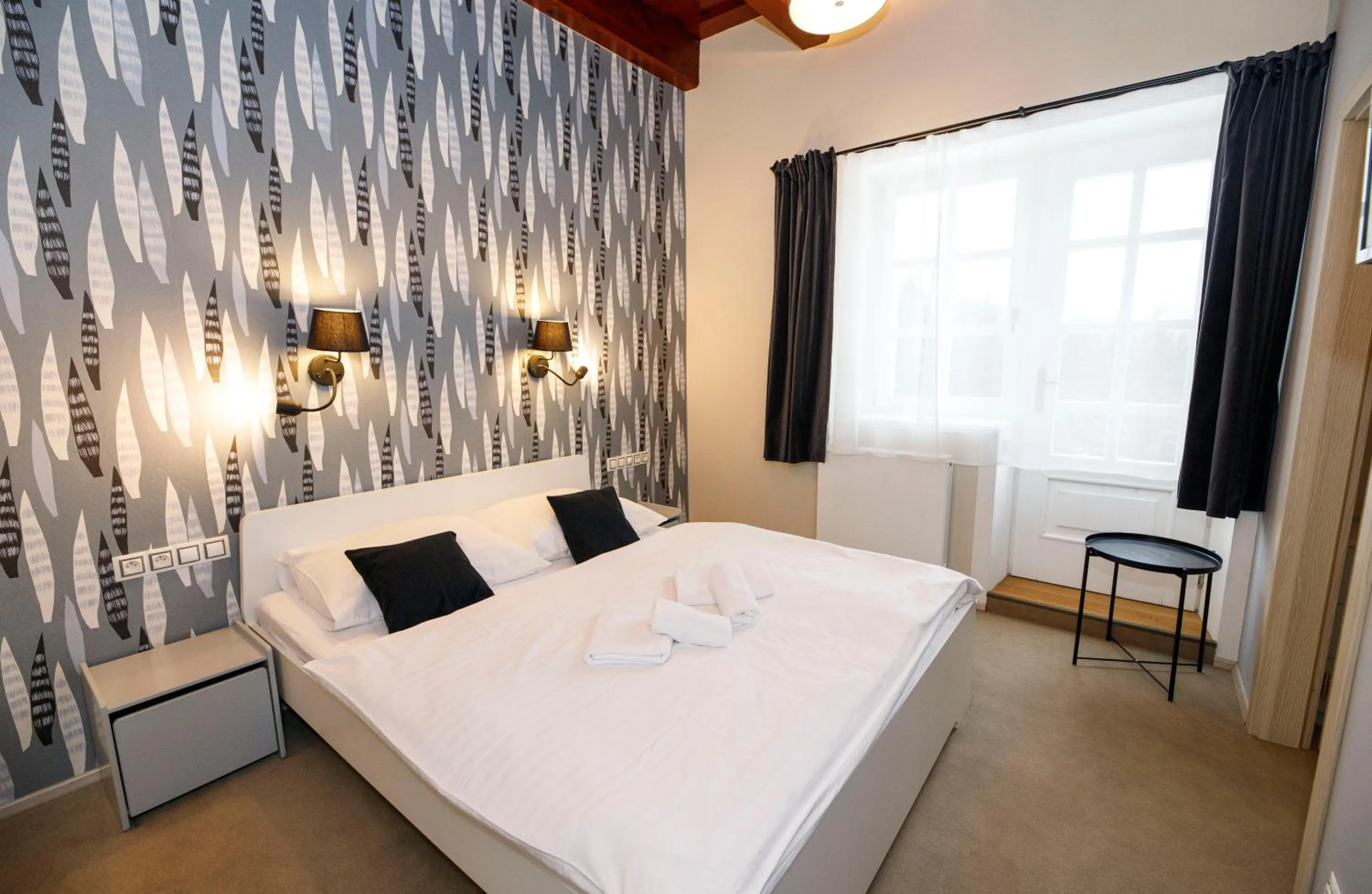 Bedroom, Bed in Aparthotel Panorama