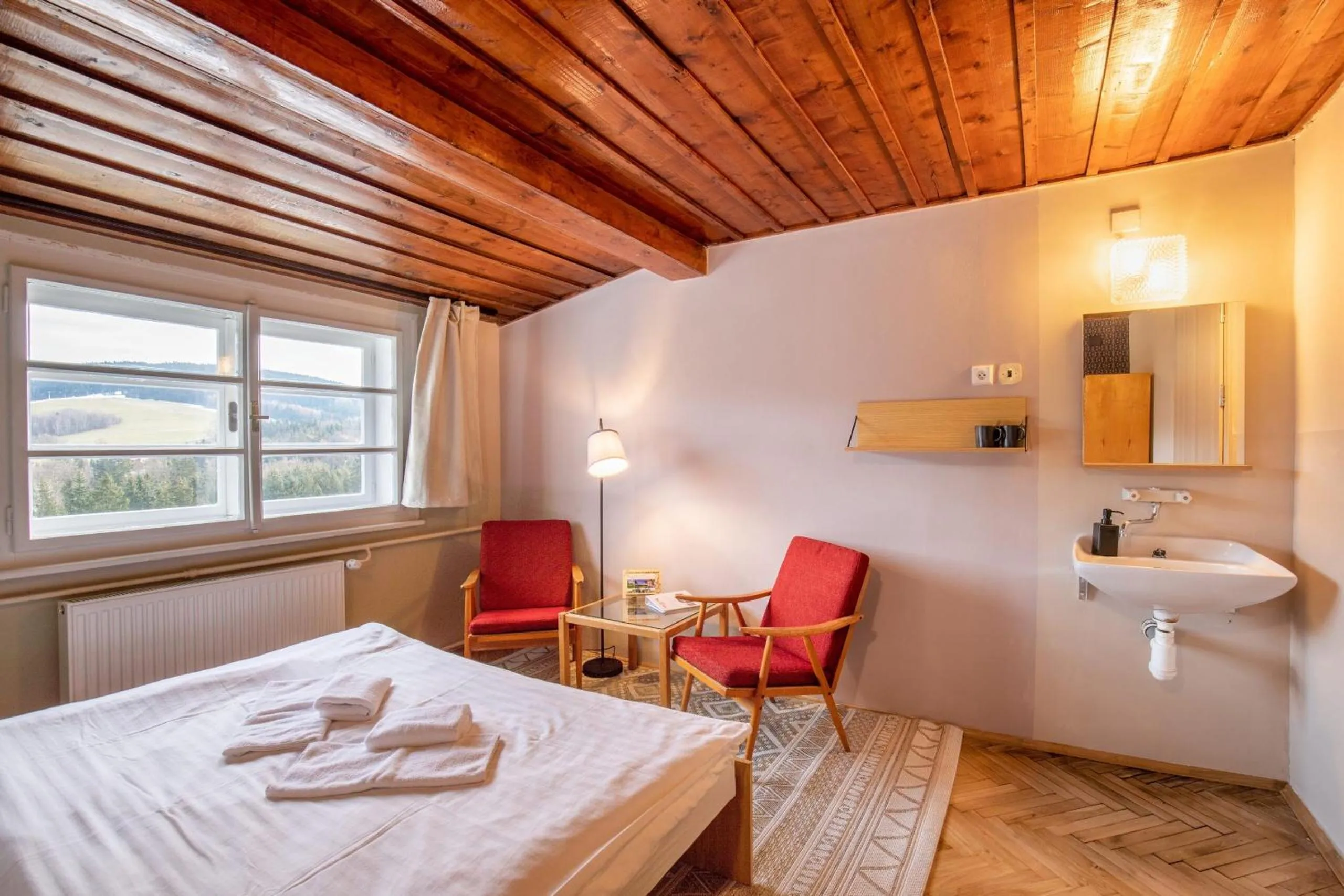 Bed in Aparthotel Panorama