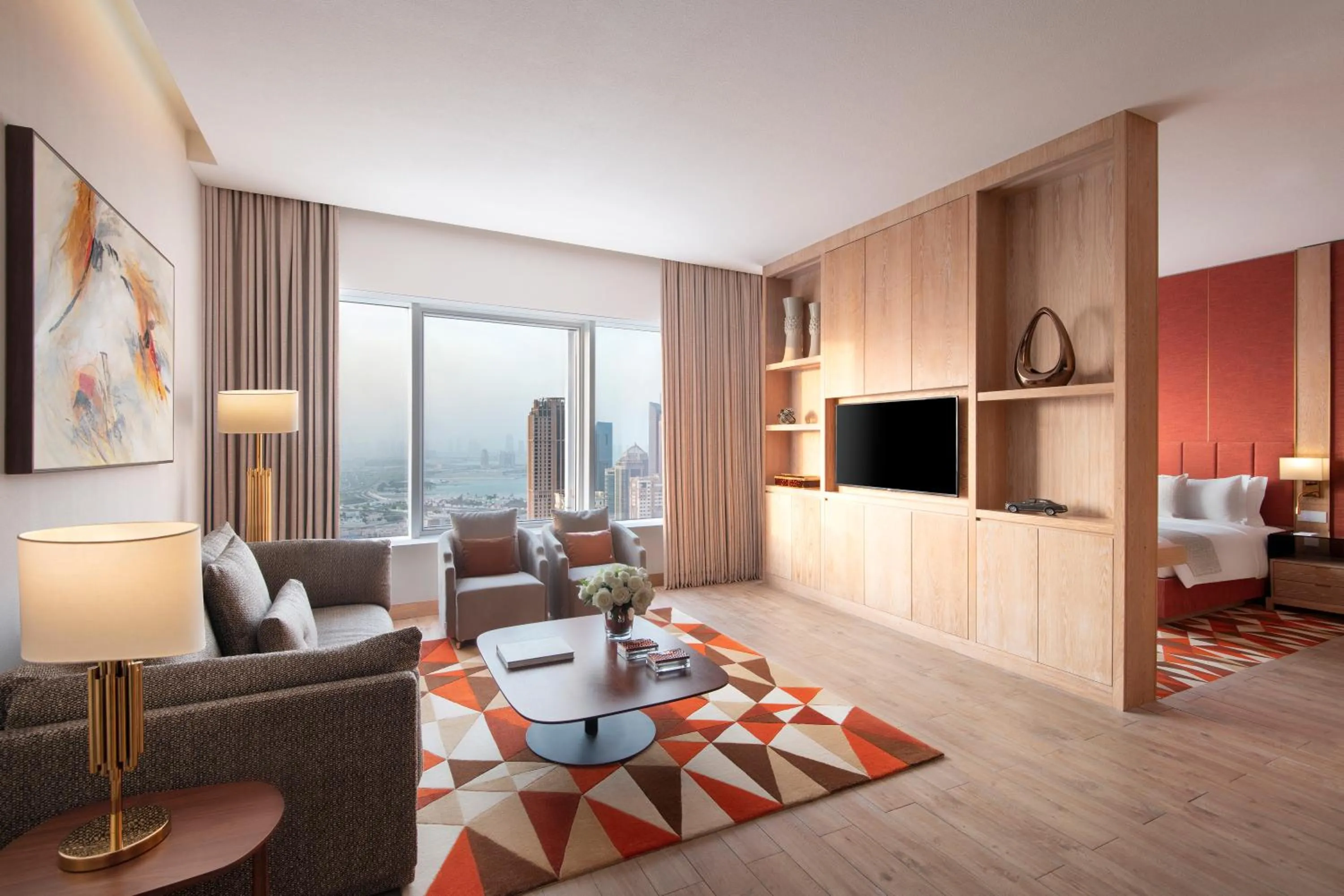 Living room in The Bentley Luxury Hotel & Suites