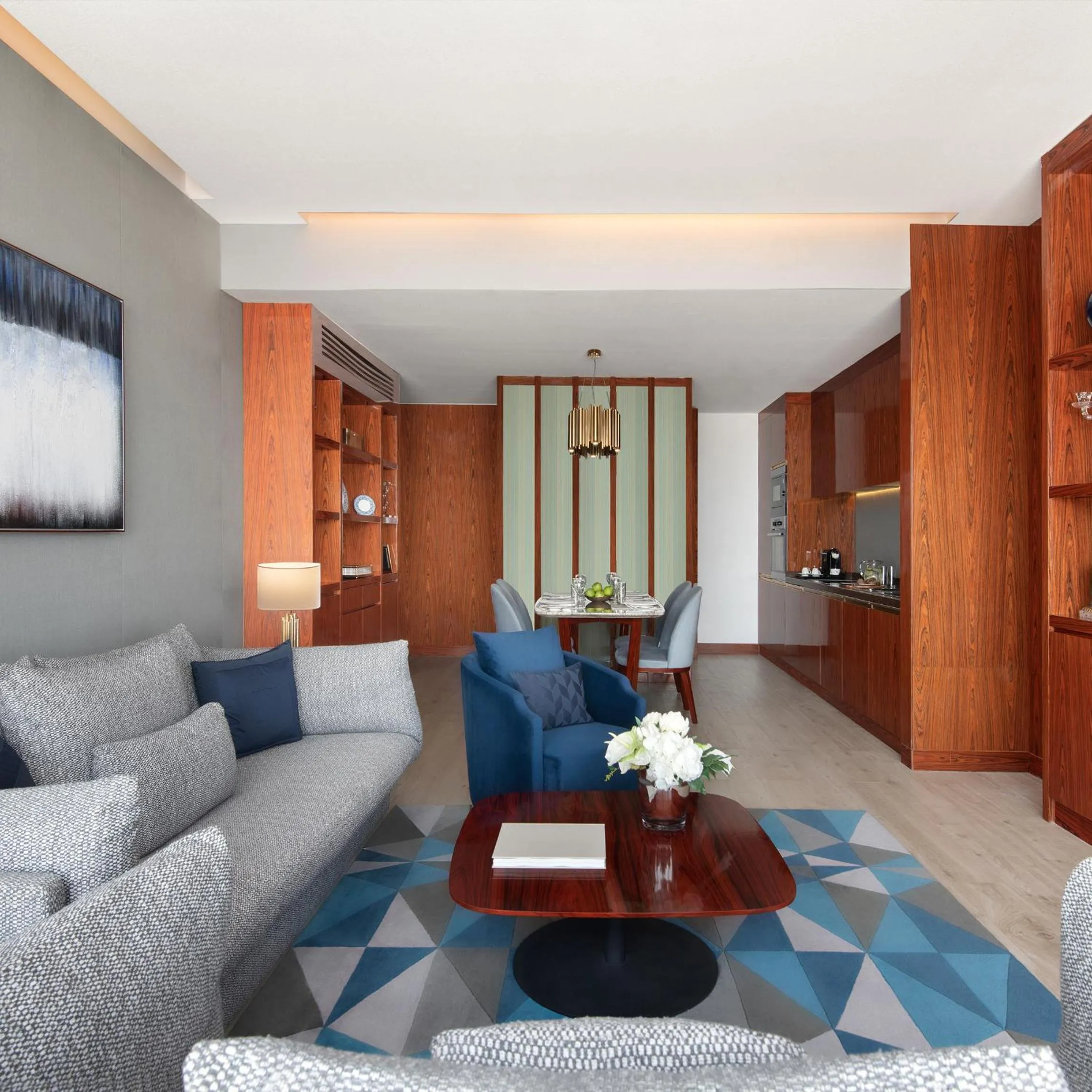 Living room in The Bentley Luxury Hotel & Suites