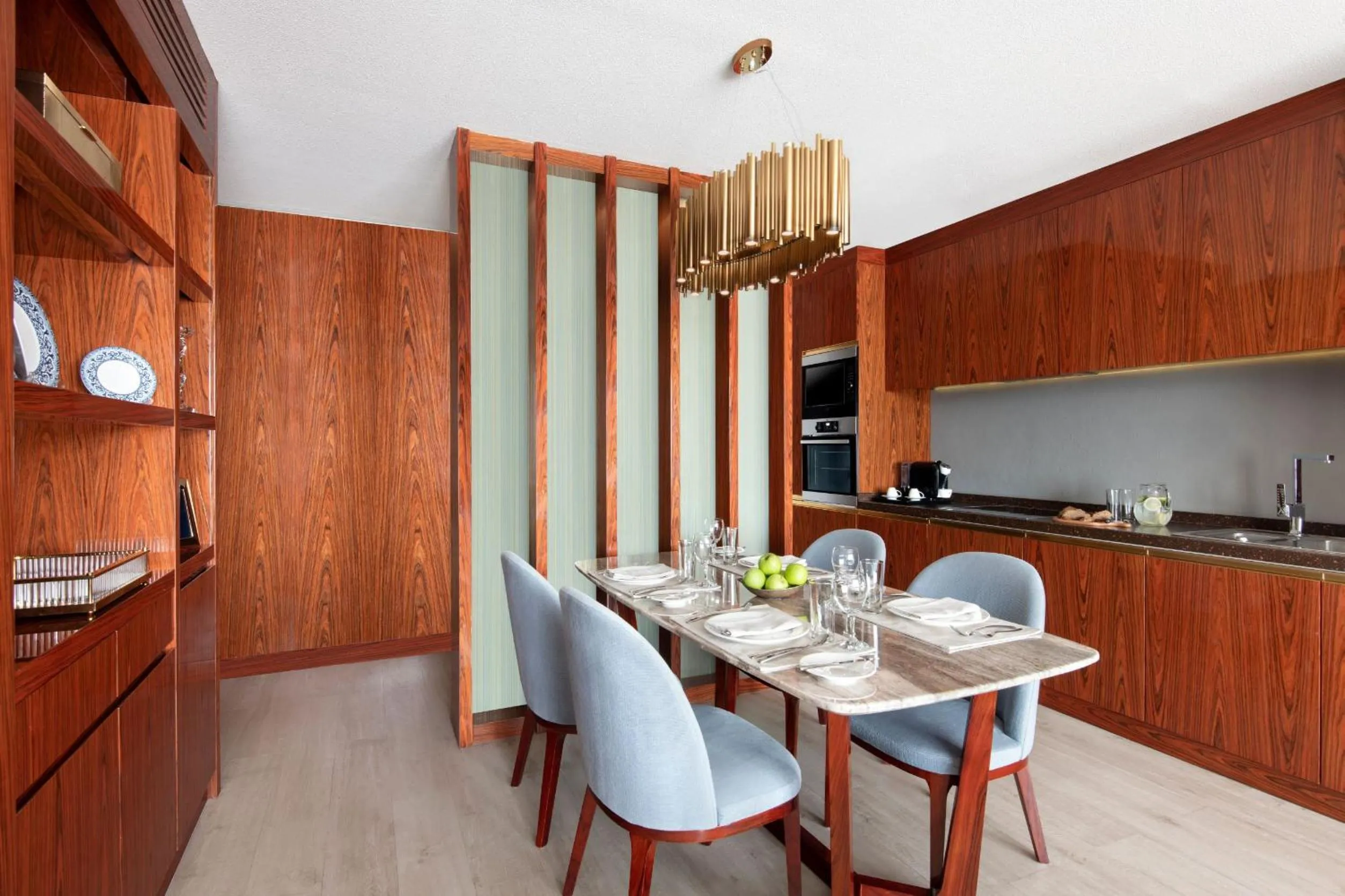 Dining area in The Bentley Luxury Hotel & Suites