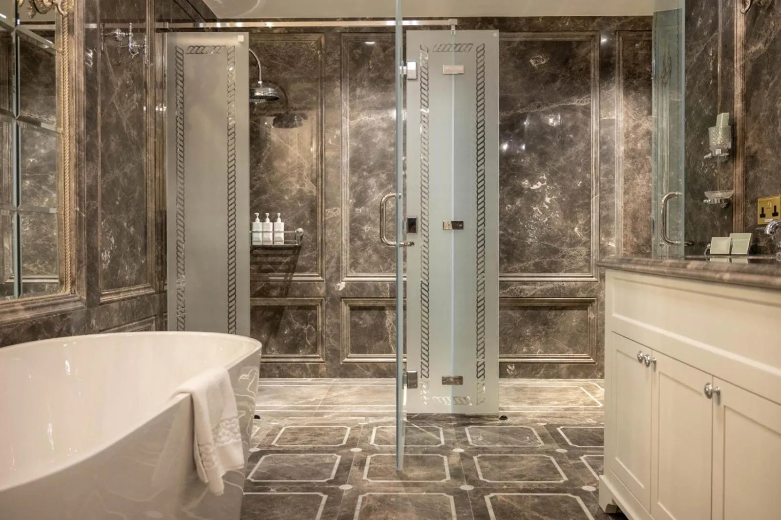 Bathroom in The Bentley Luxury Hotel & Suites