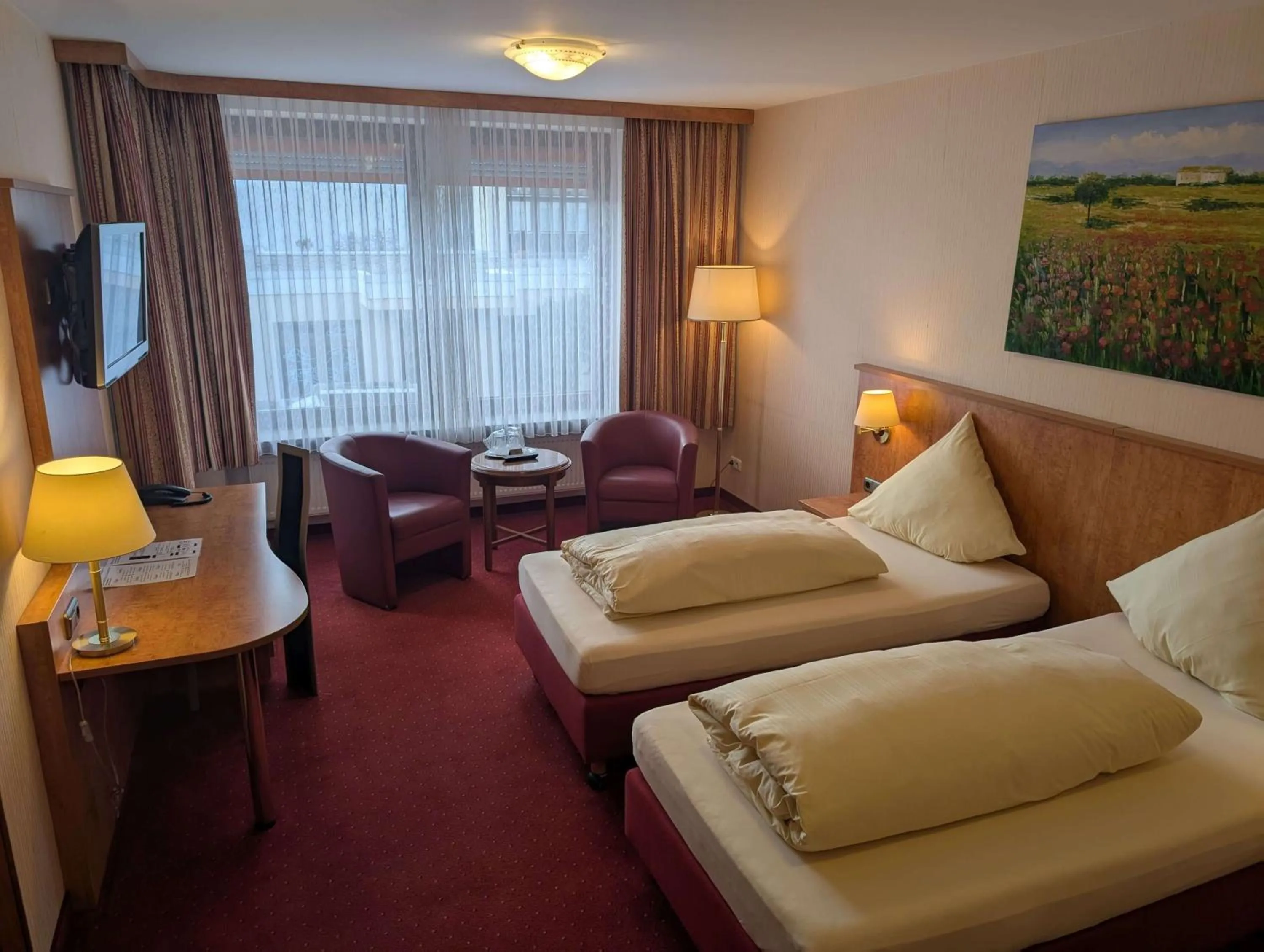 Bed in Stadthotel Augsburg