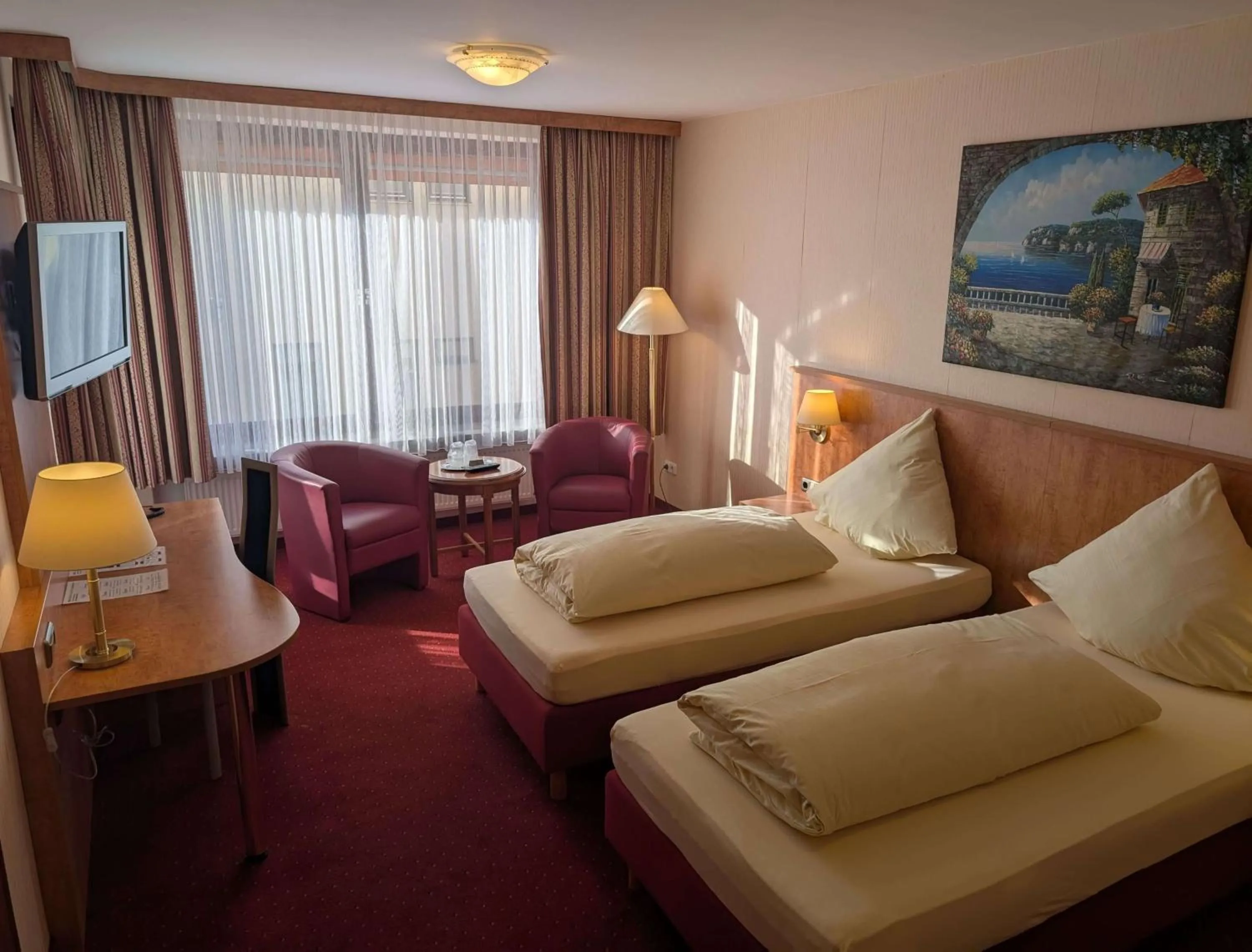 Bed in Stadthotel Augsburg