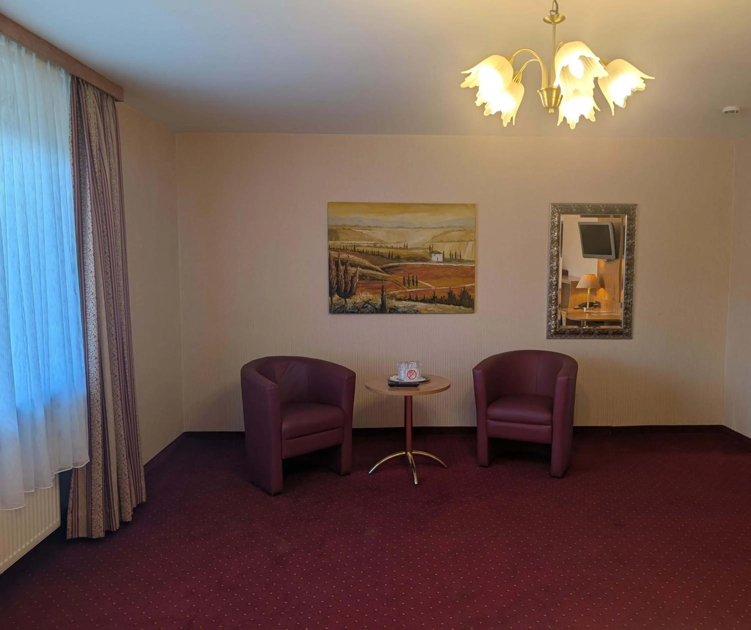 Seating area in Stadthotel Augsburg
