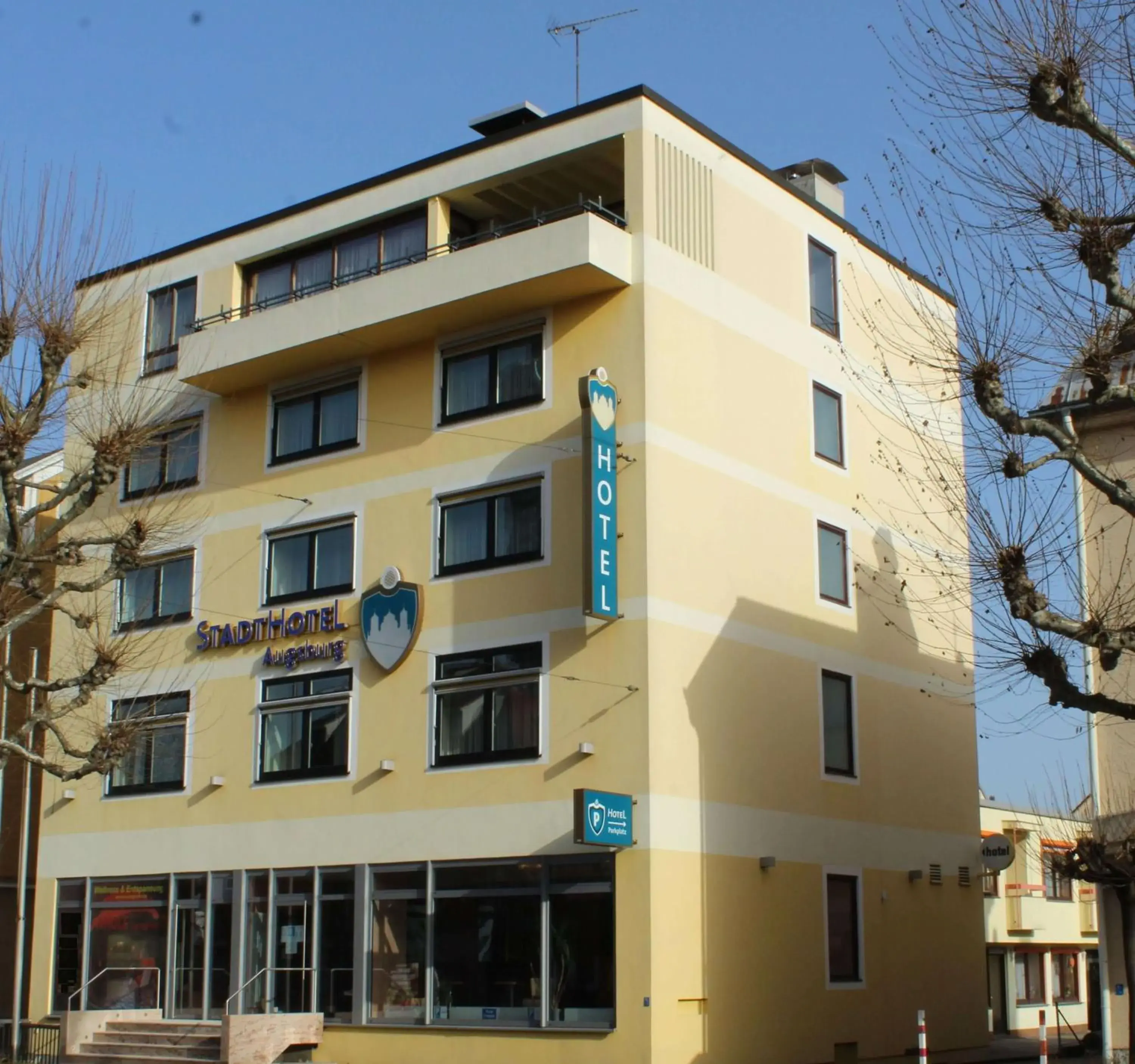 Property building in Stadthotel Augsburg Property building in Stadthotel Augsburg