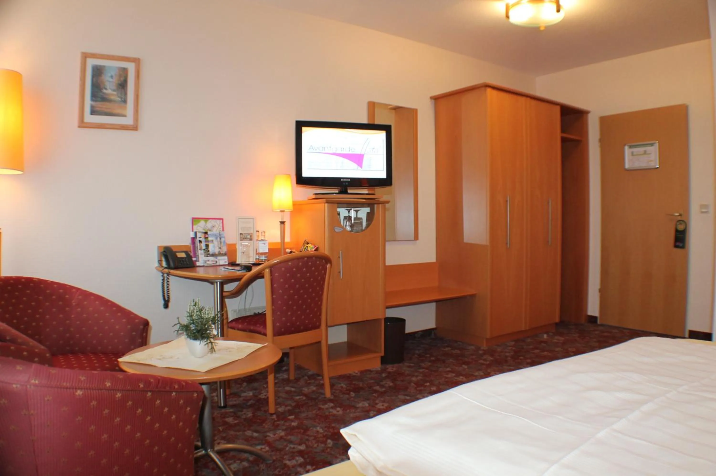 Decorative detail, Bed in Avantgarde Hotel