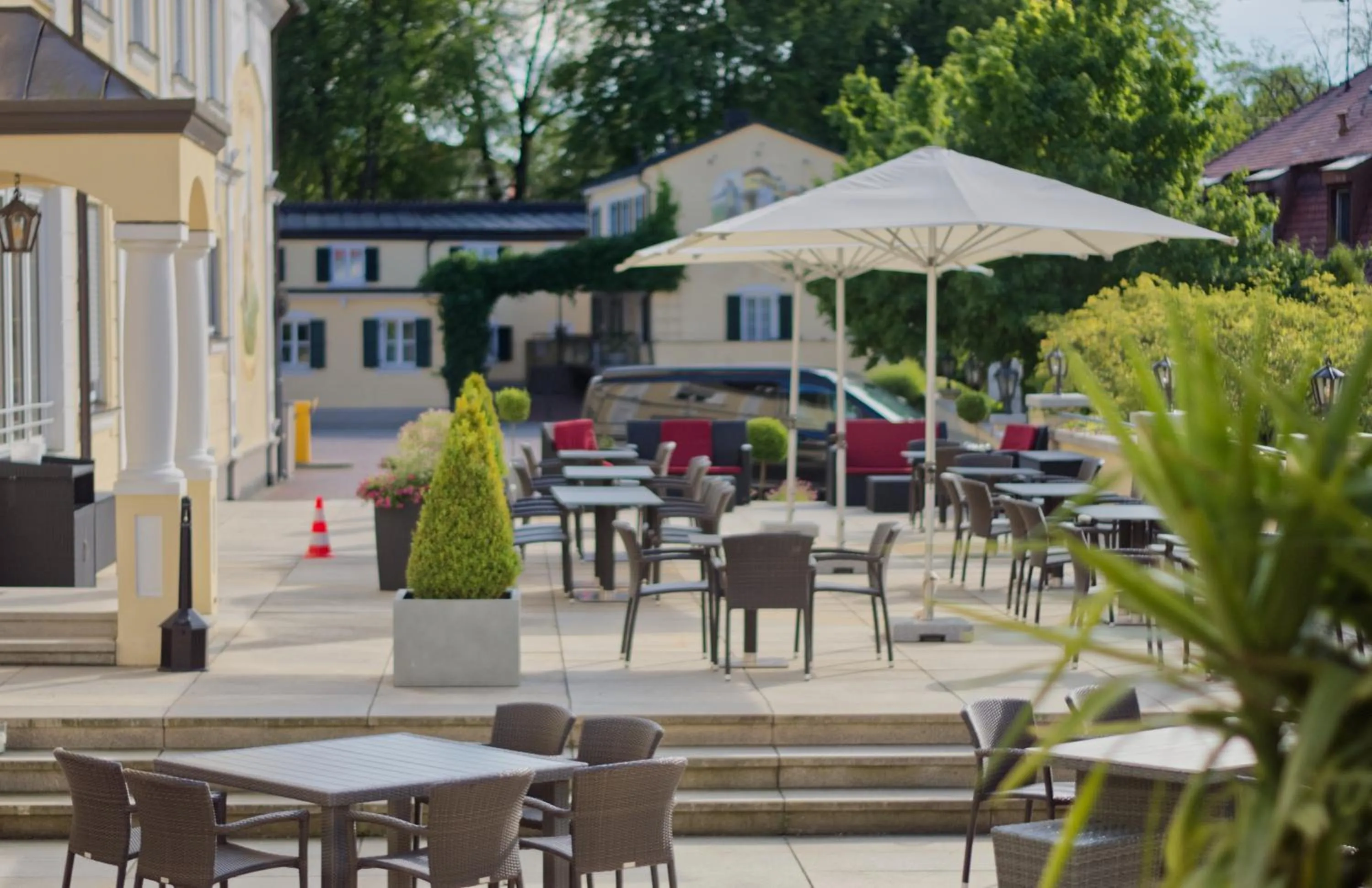 Balcony/Terrace in Hotel am Schlosspark Zum Kurfürst