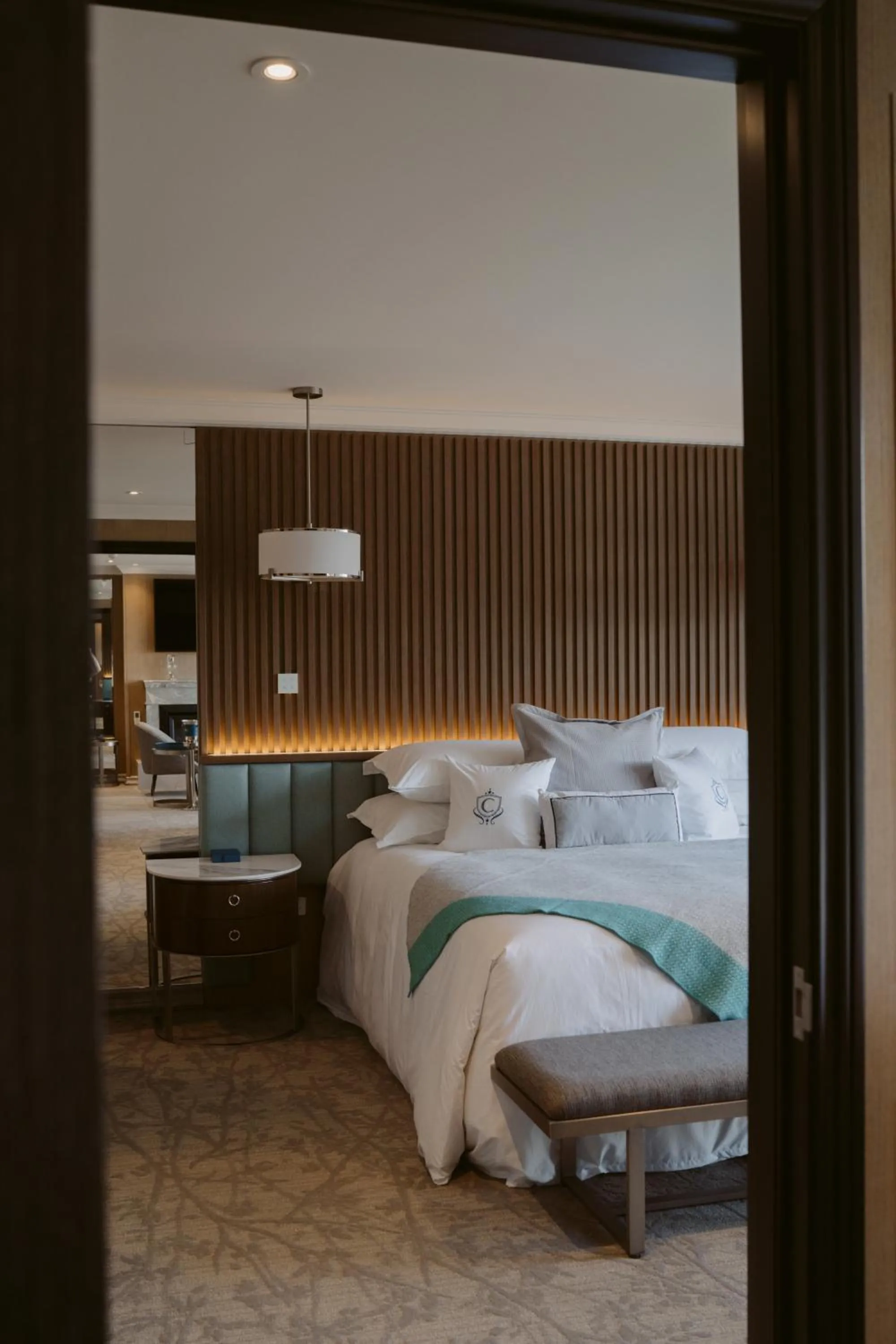 Bed in The Carlin Boutique Hotel