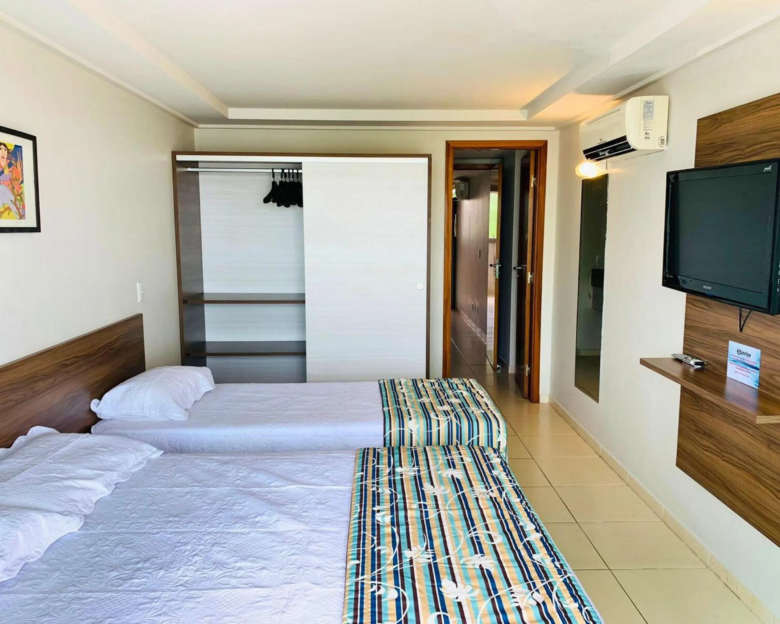 Bed in AX Blue Suítes