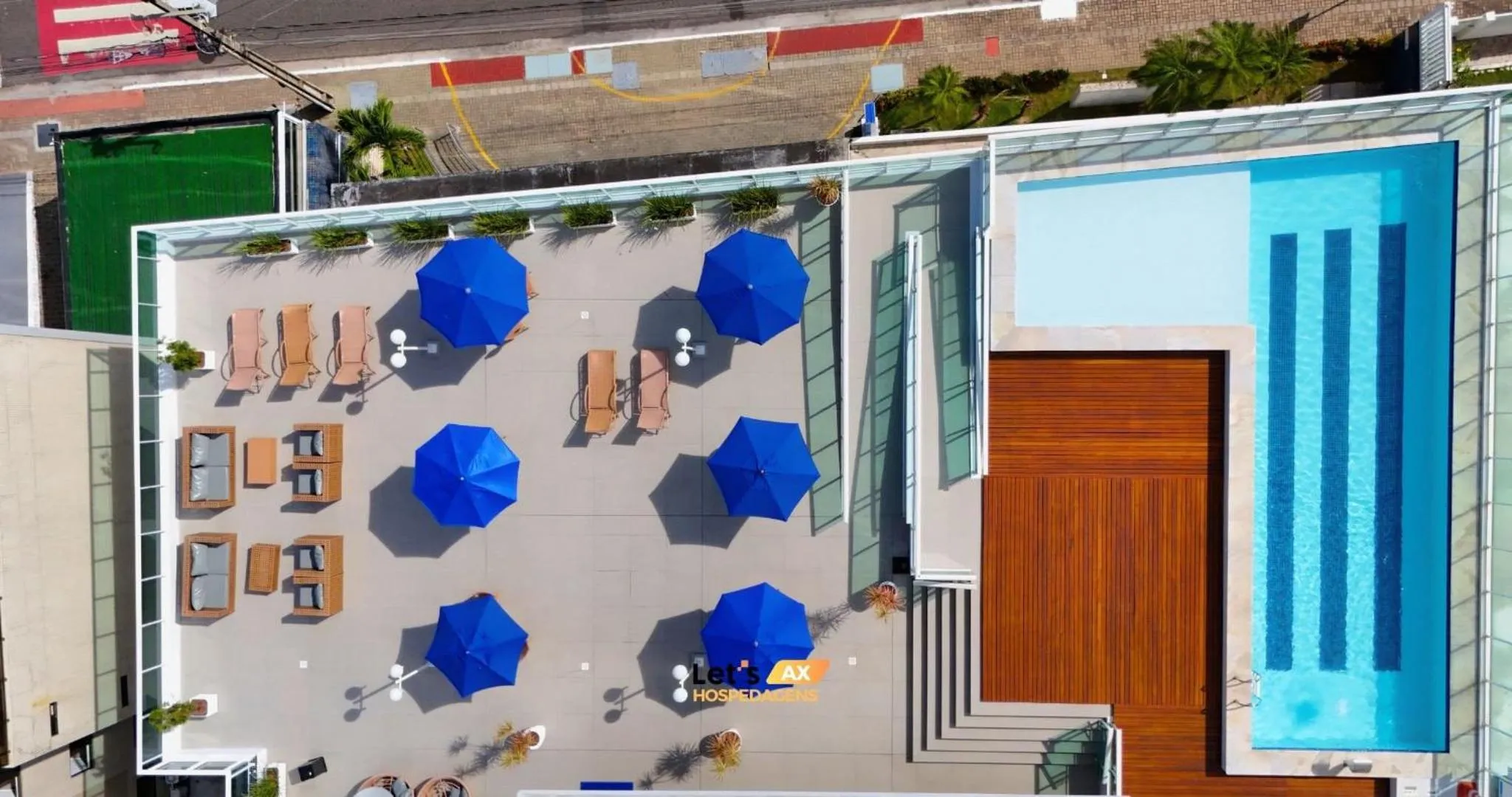 Solarium in AX Blue Suítes