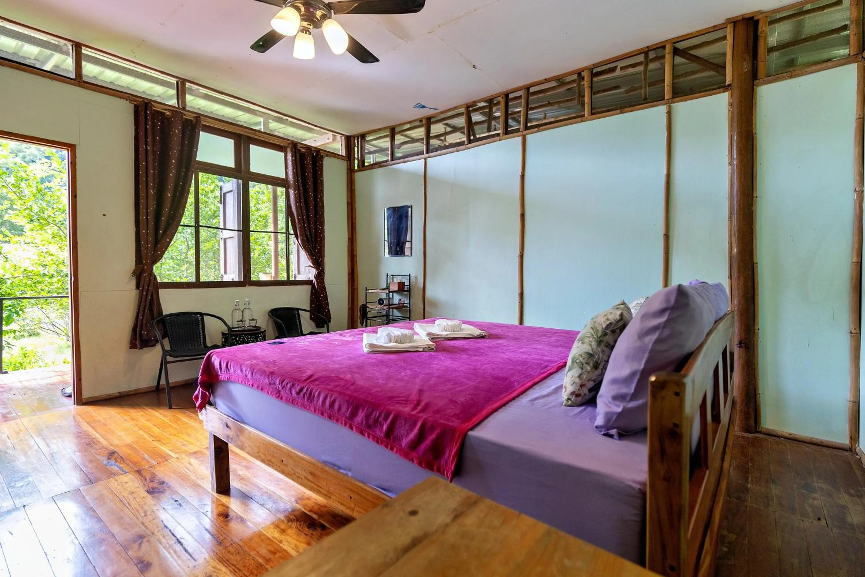 Bed in Bansuanphutarn