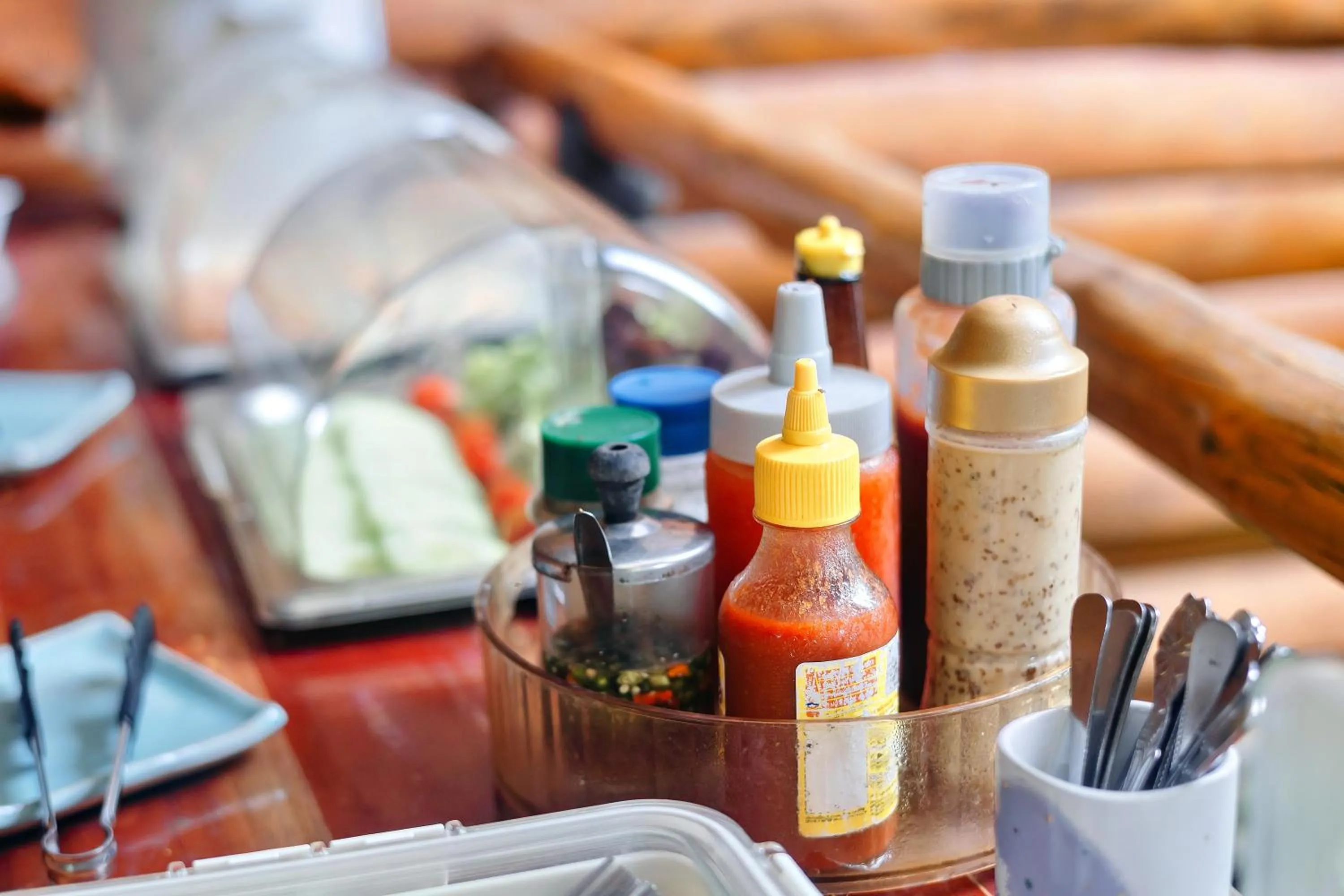 Buffet breakfast in Bansuanphutarn