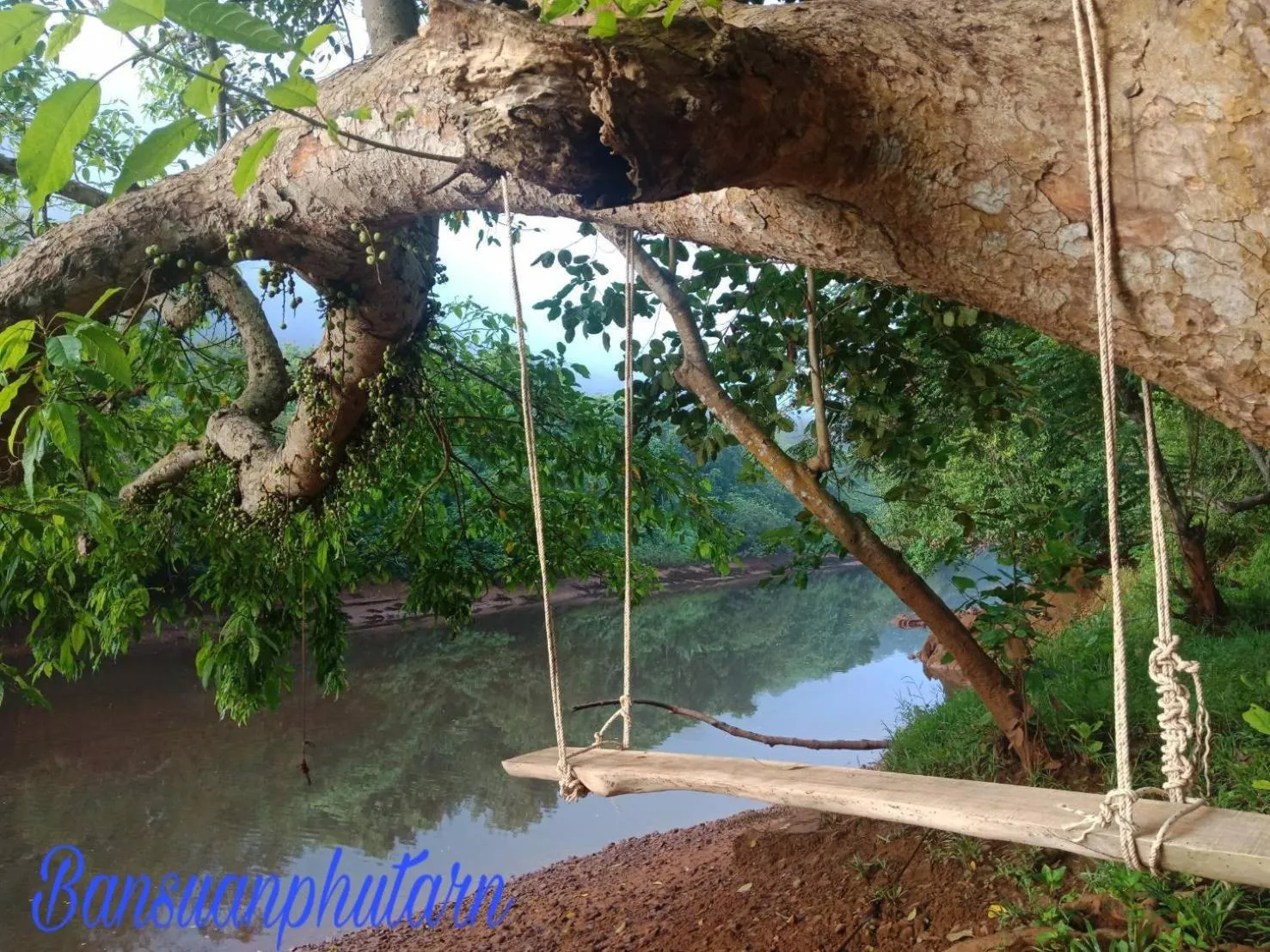 Inner courtyard view in Bansuanphutarn