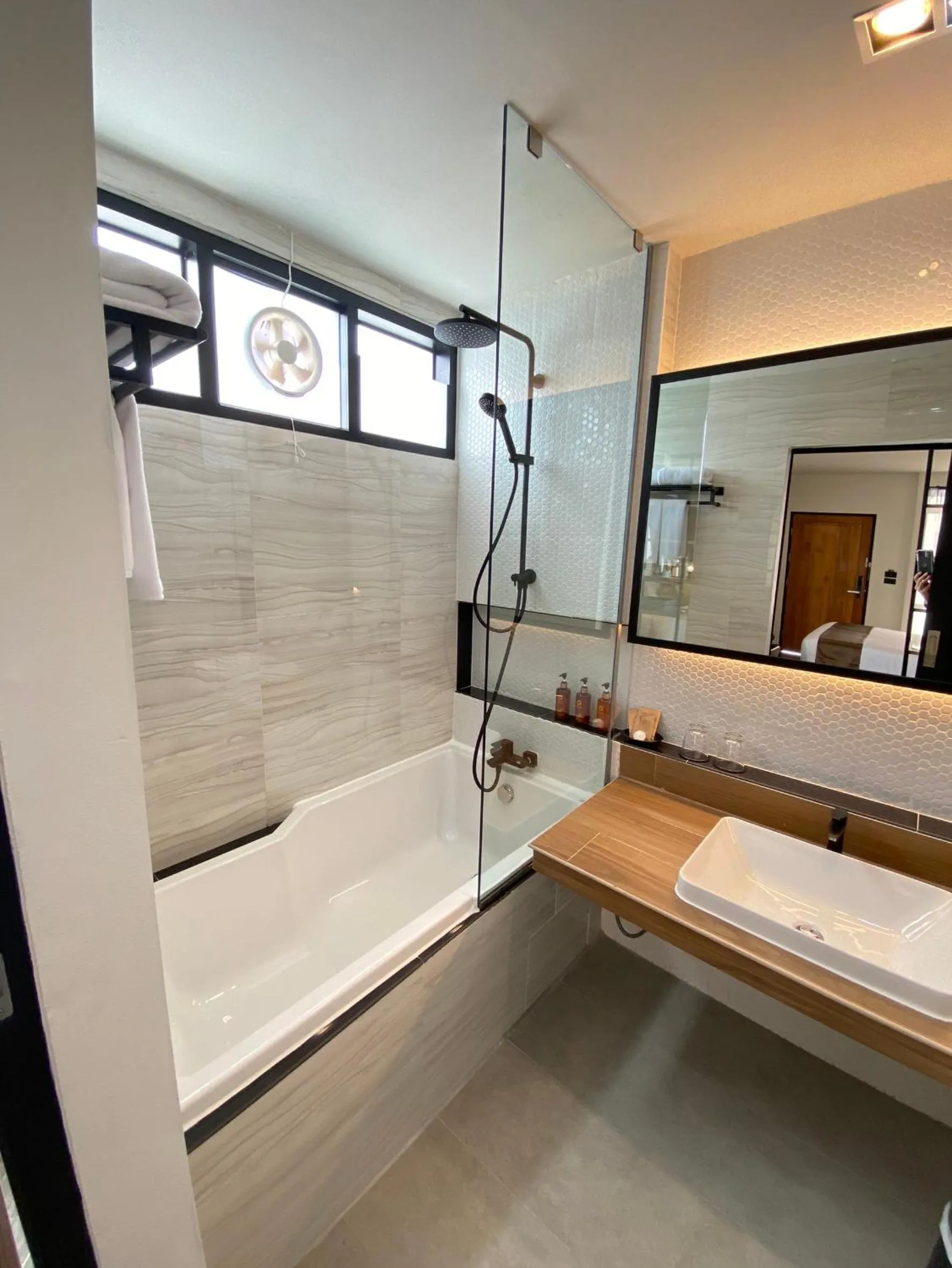 Bathroom in The Gold Living Life