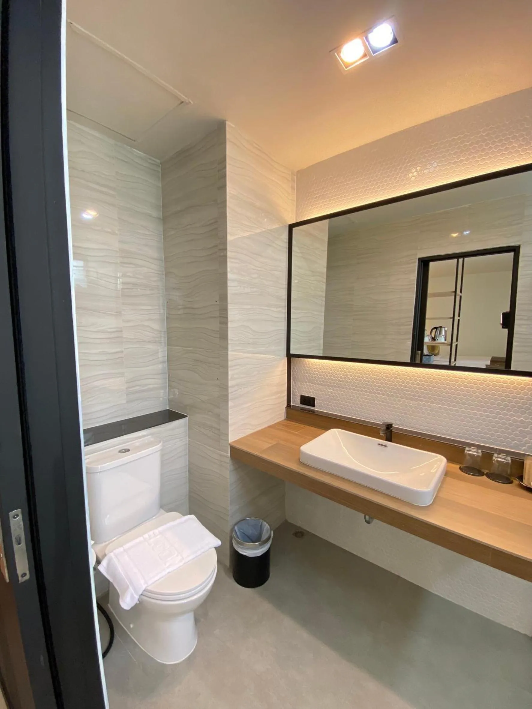 Bathroom in The Gold Living Life