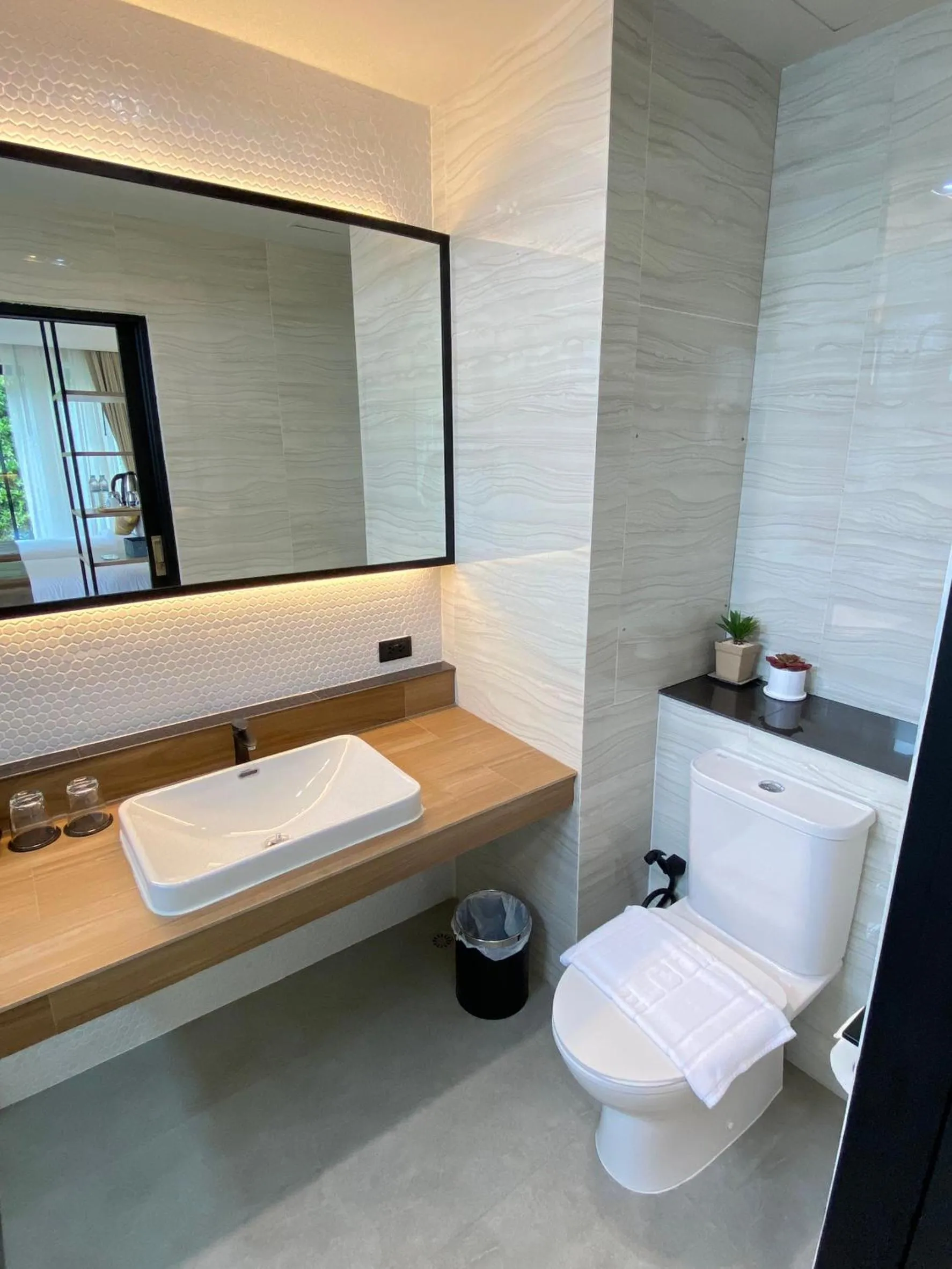 Bathroom in The Gold Living Life