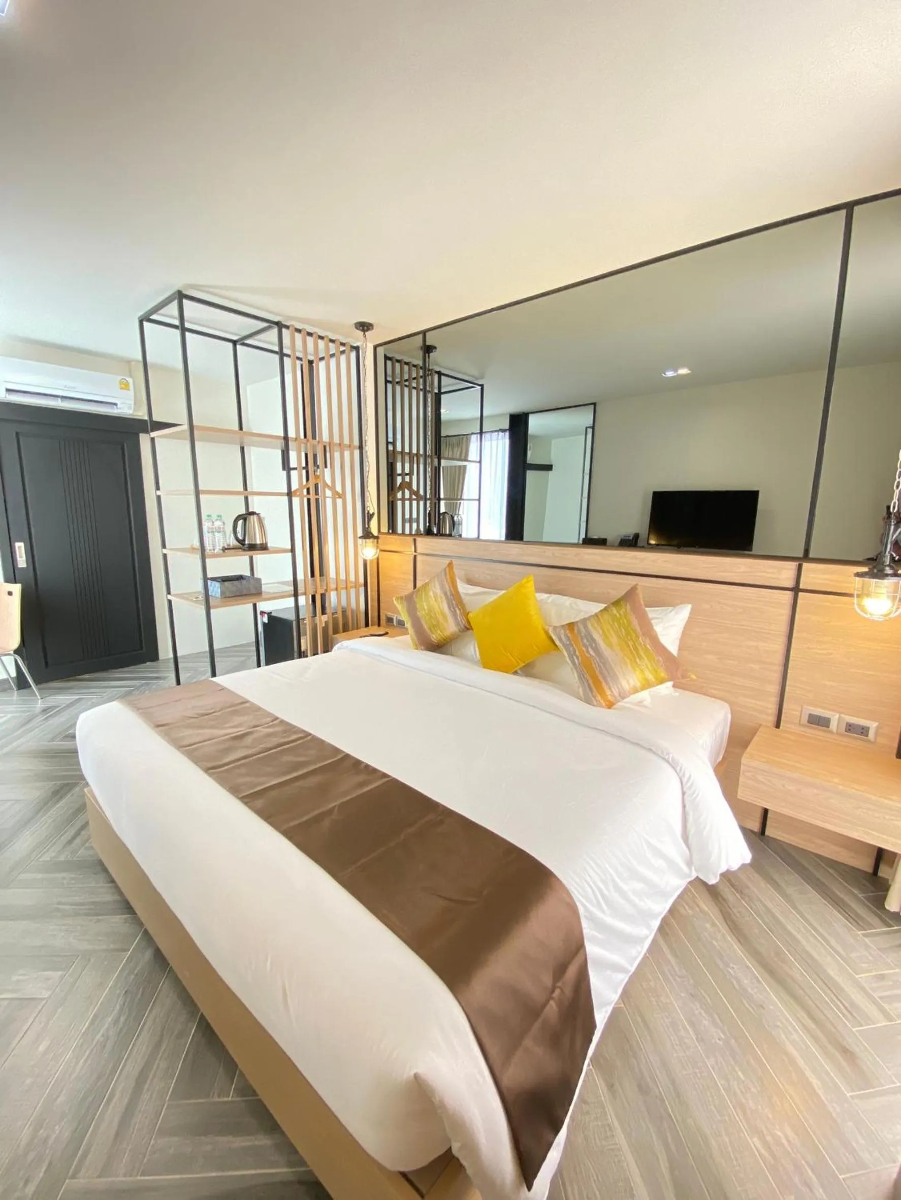 Bed in The Gold Living Life