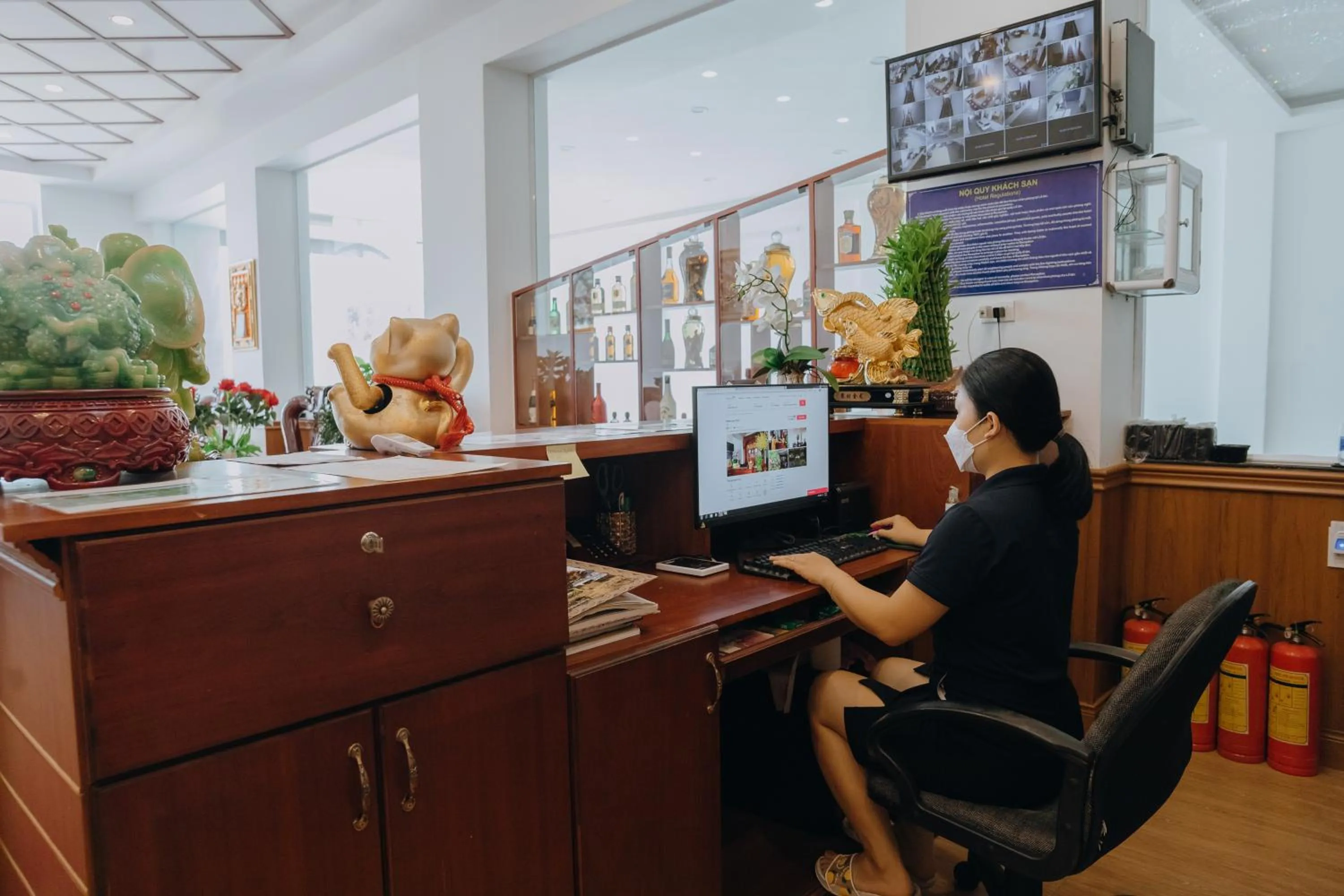 Lobby or reception in Paris Hotel Bình Thuận