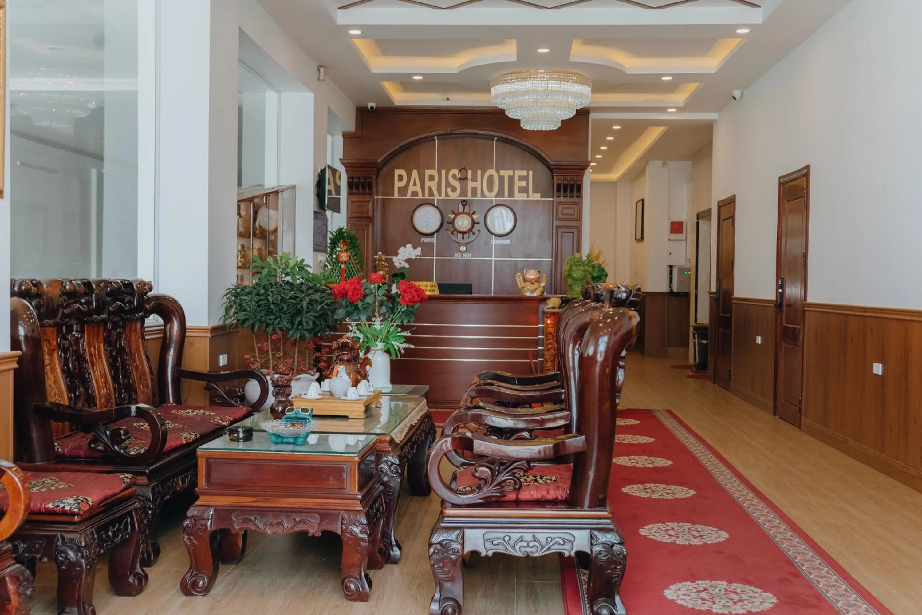 Lobby or reception in Paris Hotel Bình Thuận