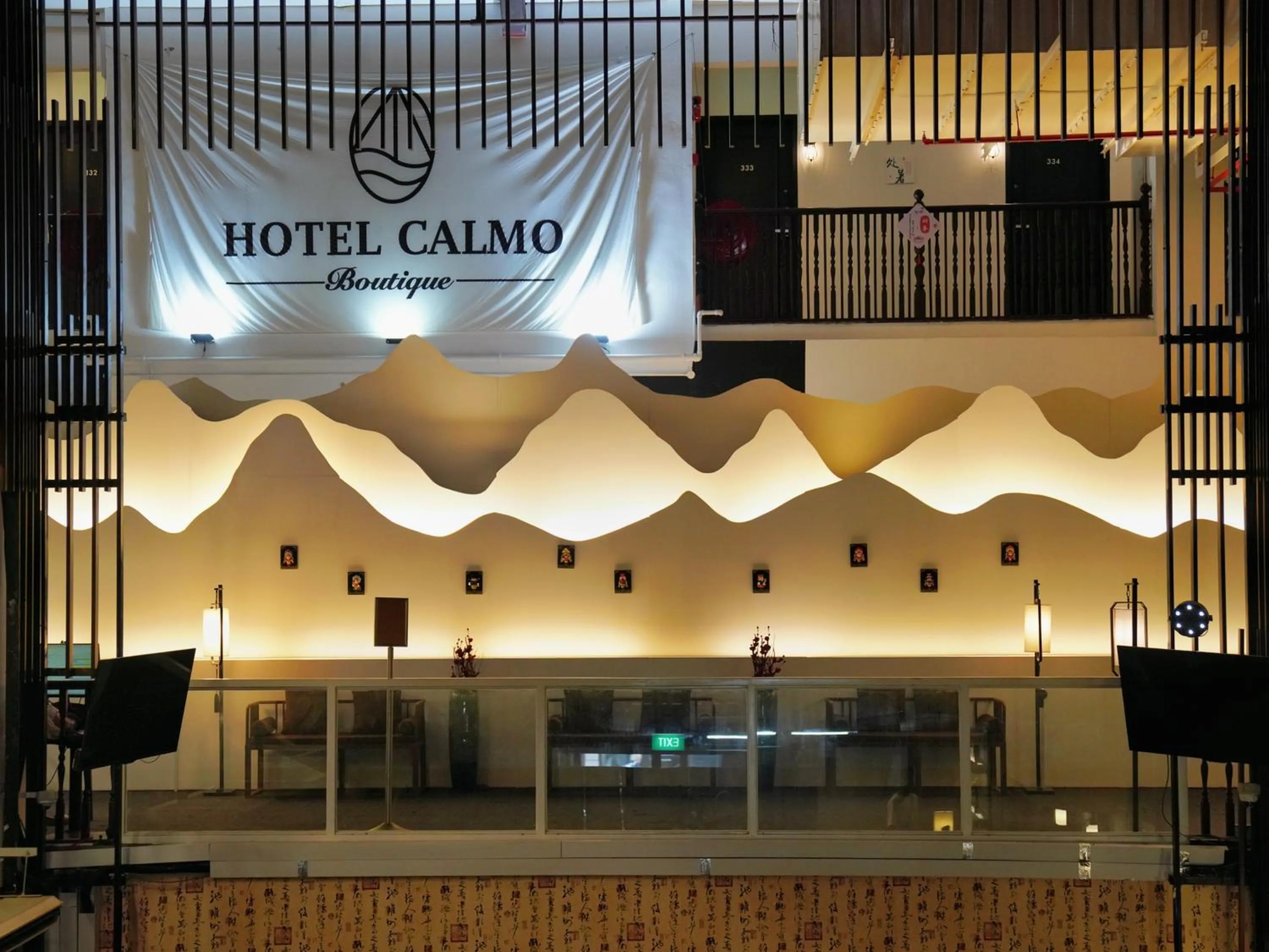 Property building in Hotel Calmo Chinatown