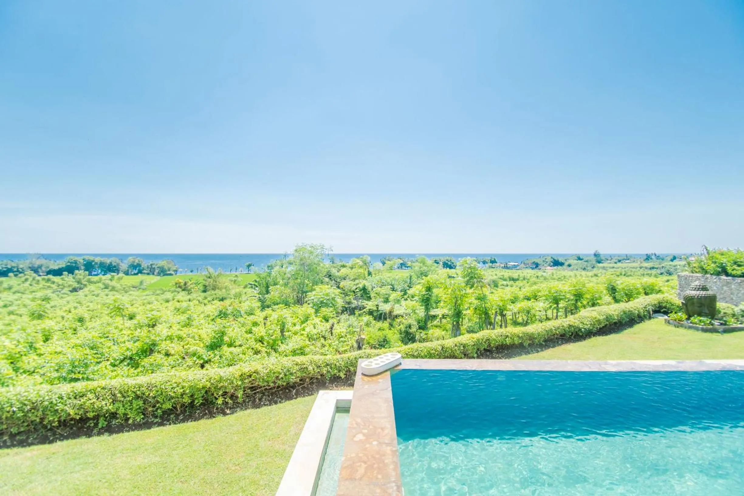 Pool view in Deep Blue Villa Bali