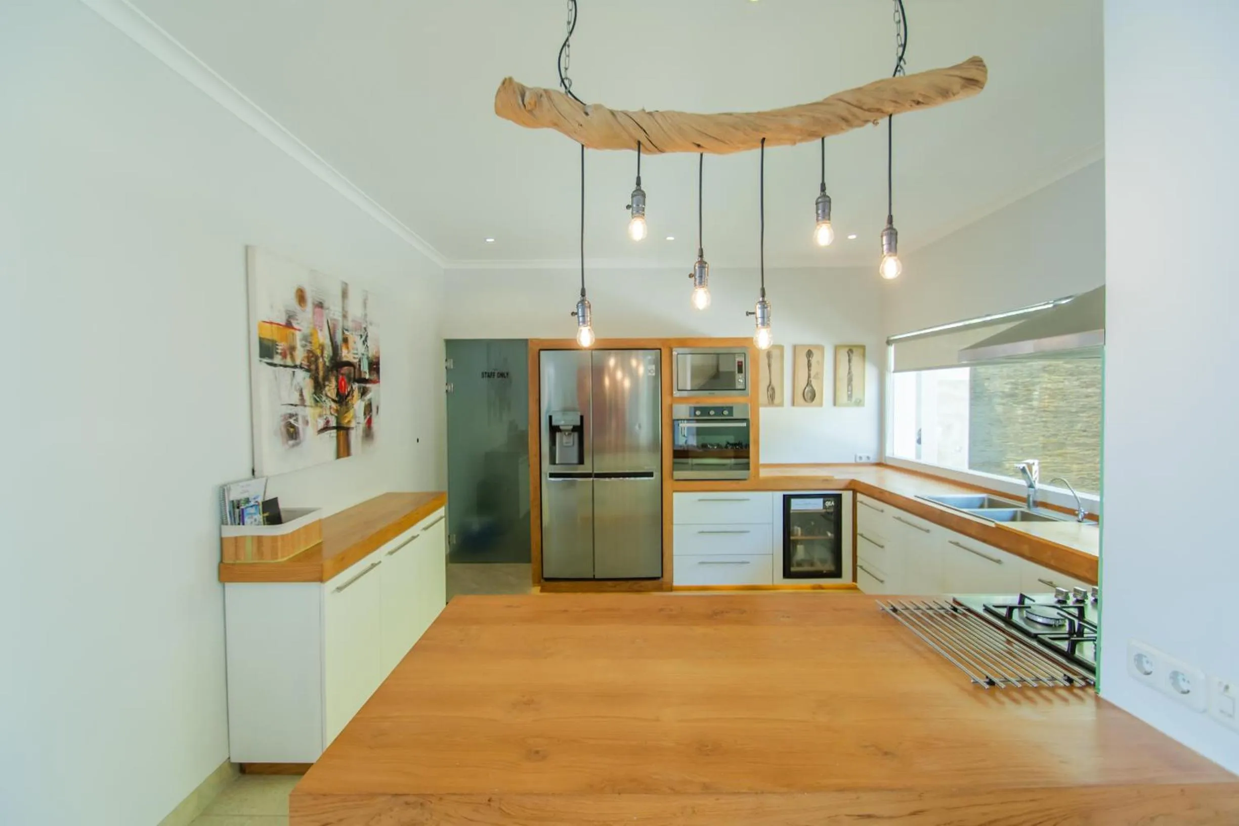 Kitchen or kitchenette in Deep Blue Villa Bali