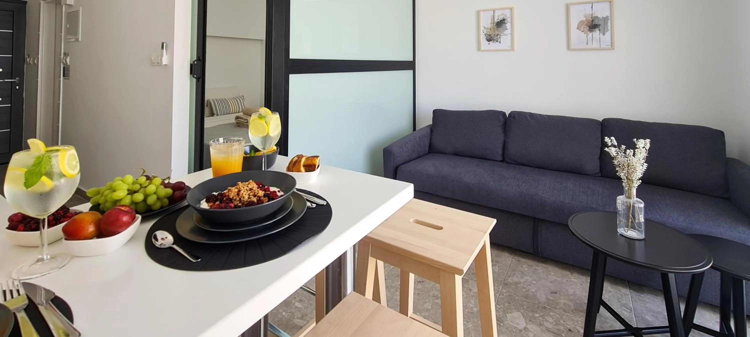 Living room in Phaedrus Living Seaside Luxury Flat Athina 113