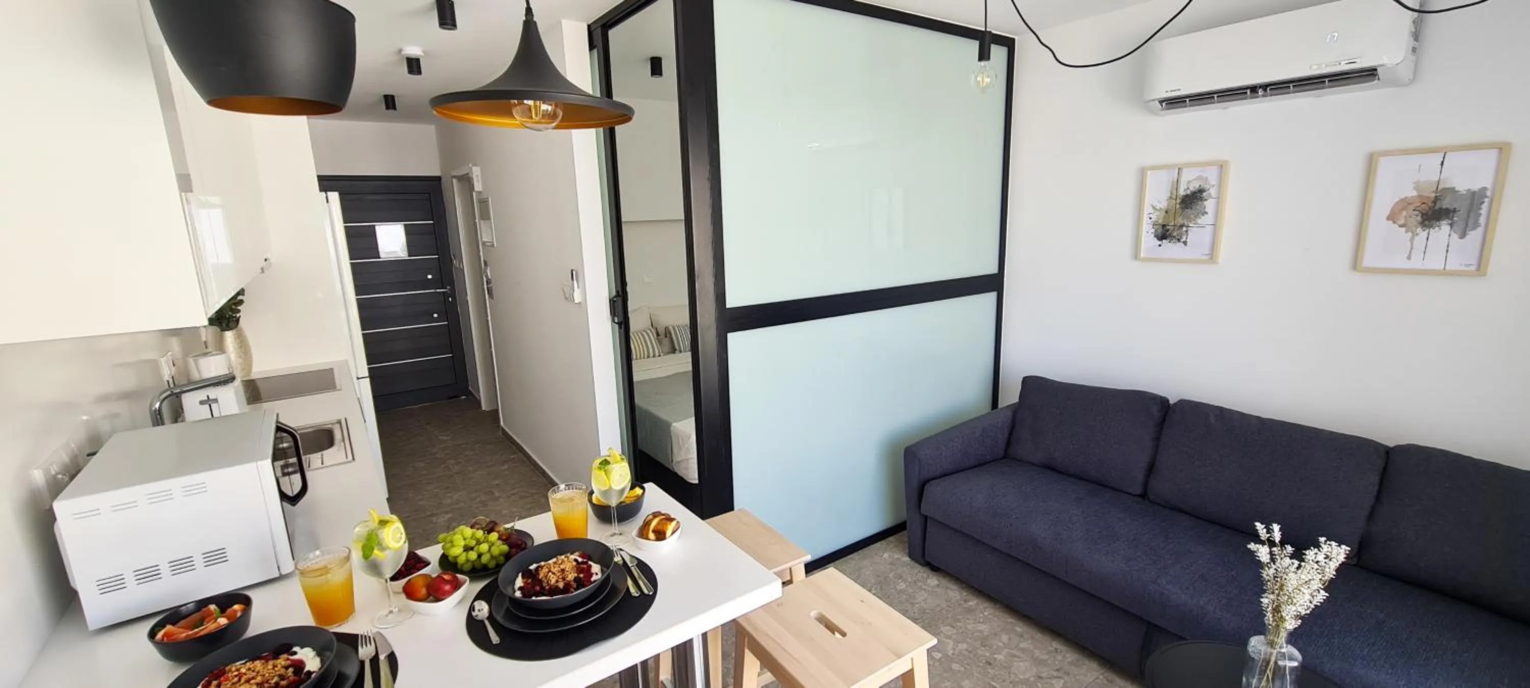 Living room in Phaedrus Living Seaside Luxury Flat Athina 113