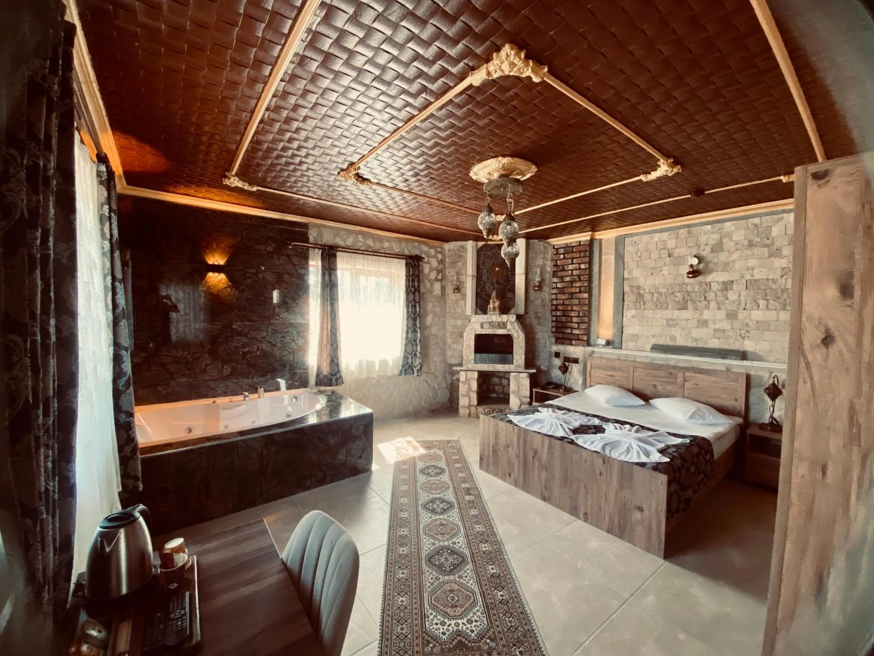 Hot Tub in Aysultan Stone House