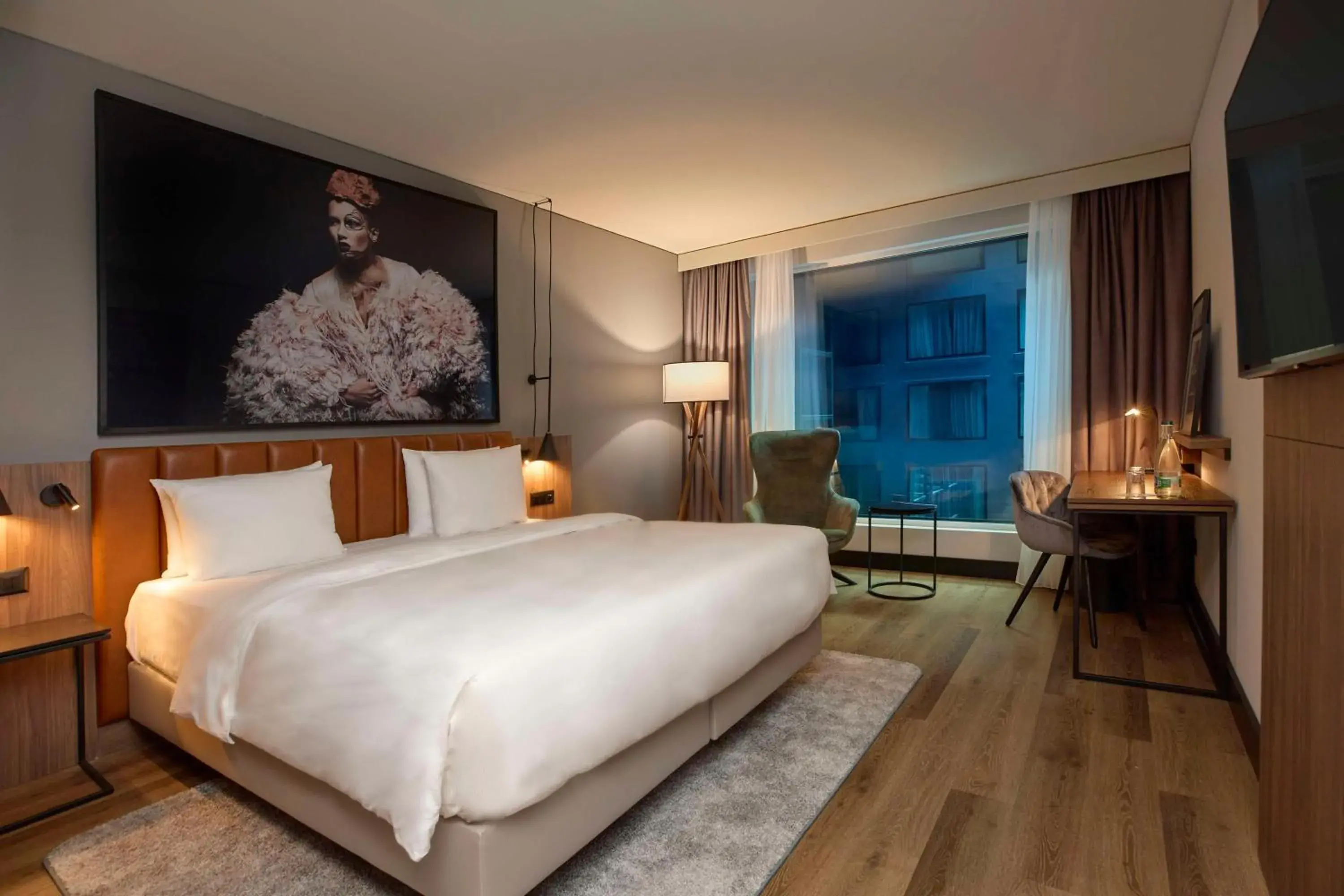 Bedroom, Bed in Radisson Blu Hotel Zurich Airport Bedroom, Bed in Radisson Blu Hotel Zurich Airport