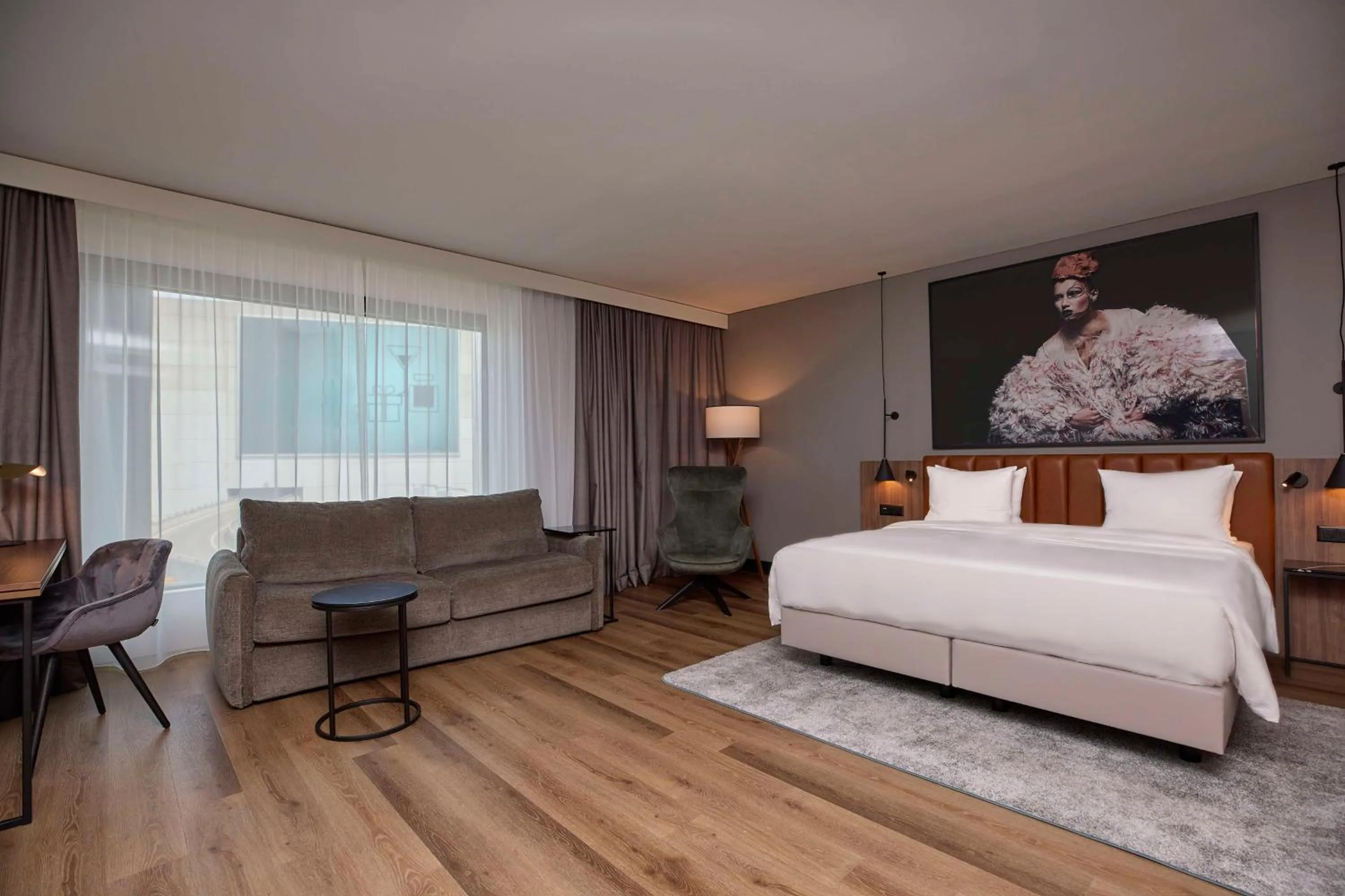 Bedroom, Bed in Radisson Blu Hotel Zurich Airport