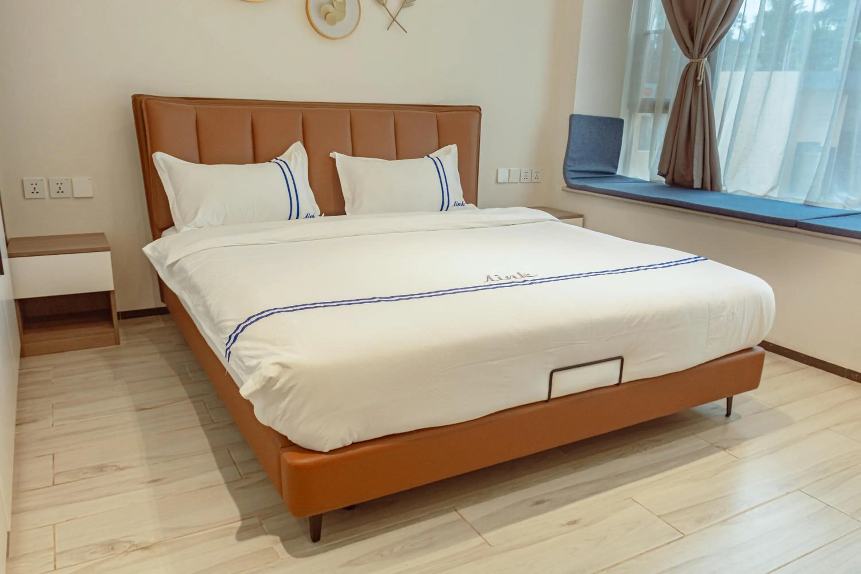 Bedroom, Bed in Rose Garden Private Apartment By LINK