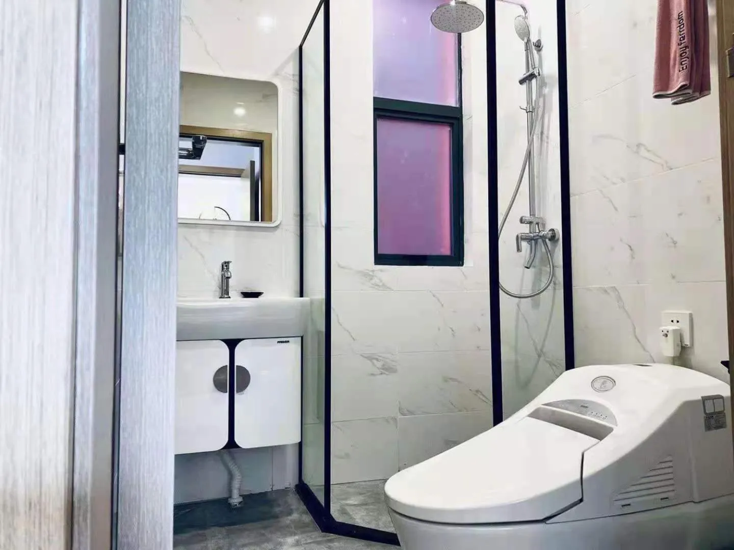 Bathroom in Rose Garden Private Apartment By LINK
