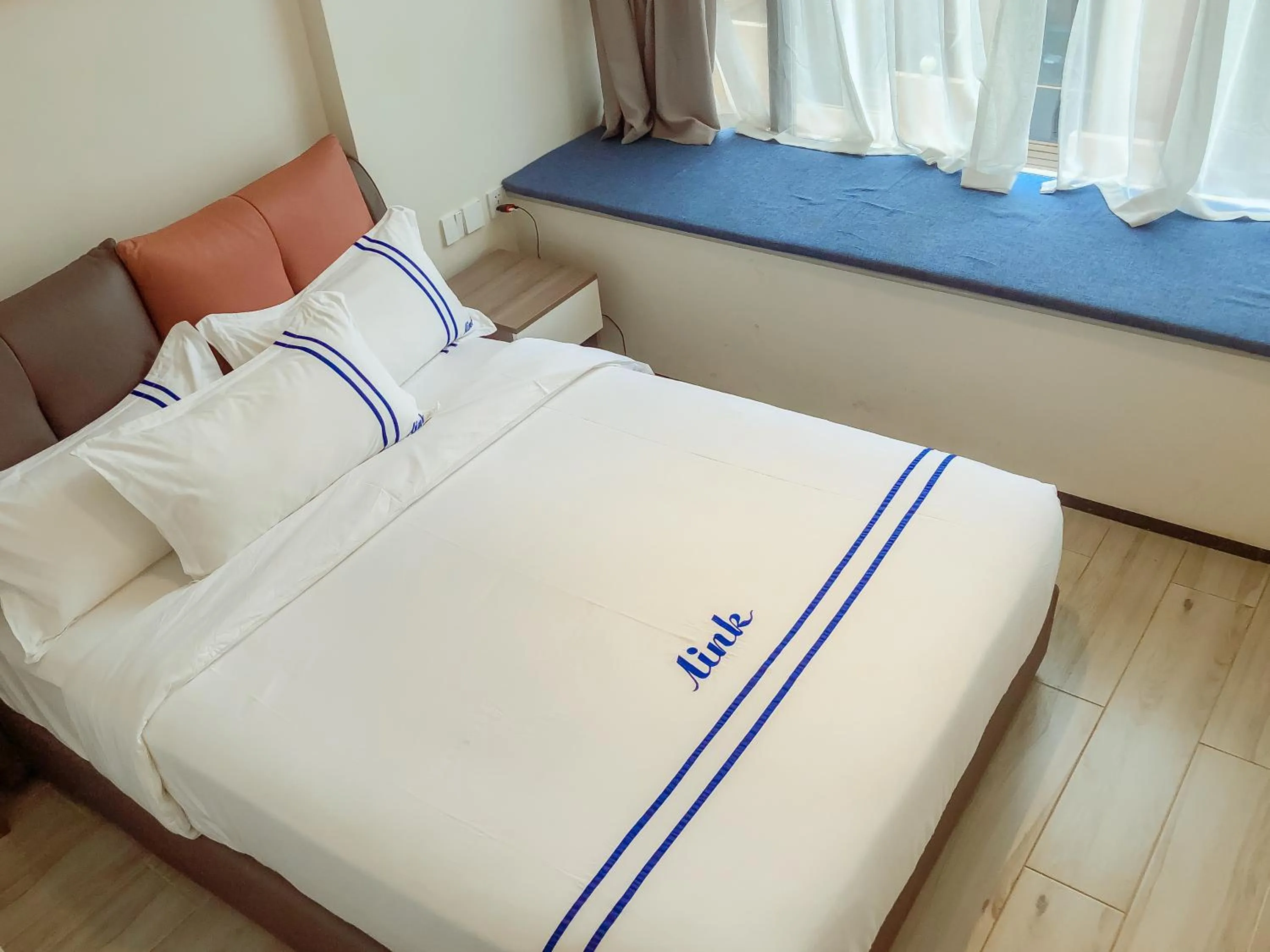 Bedroom, Bed in Rose Garden Private Apartment By LINK