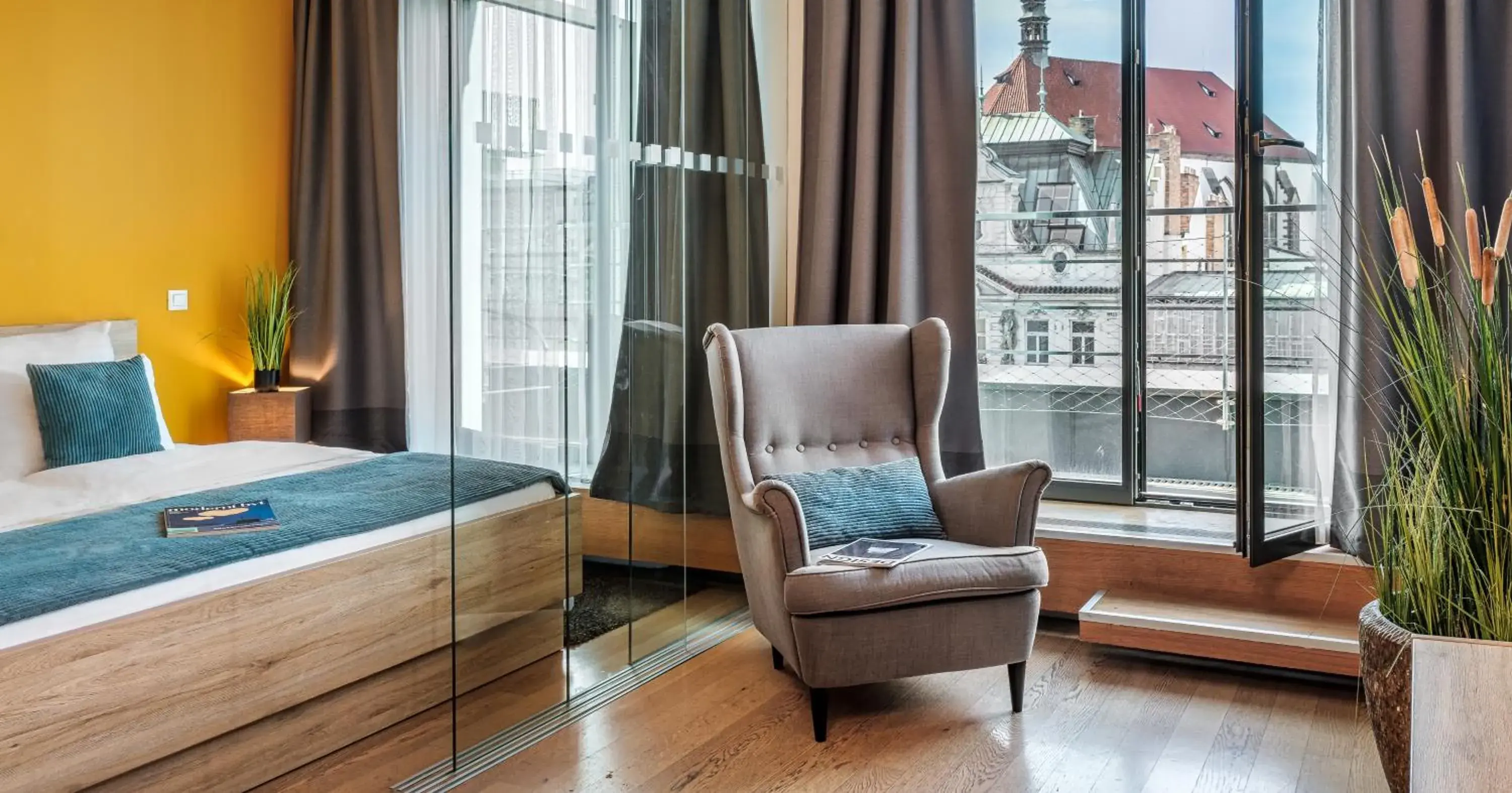 View (from property/room), Bed in VN3 Terraces Suites by Adrez View (from property/room), Bed in VN3 Terraces Suites by Adrez