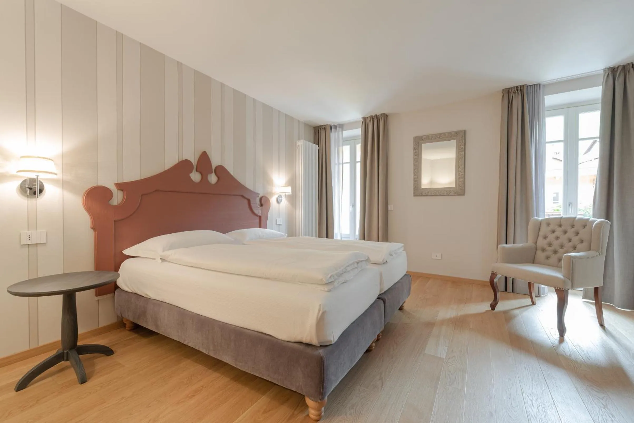 Spring, Bed in Antico Borgo B&B Cannobio