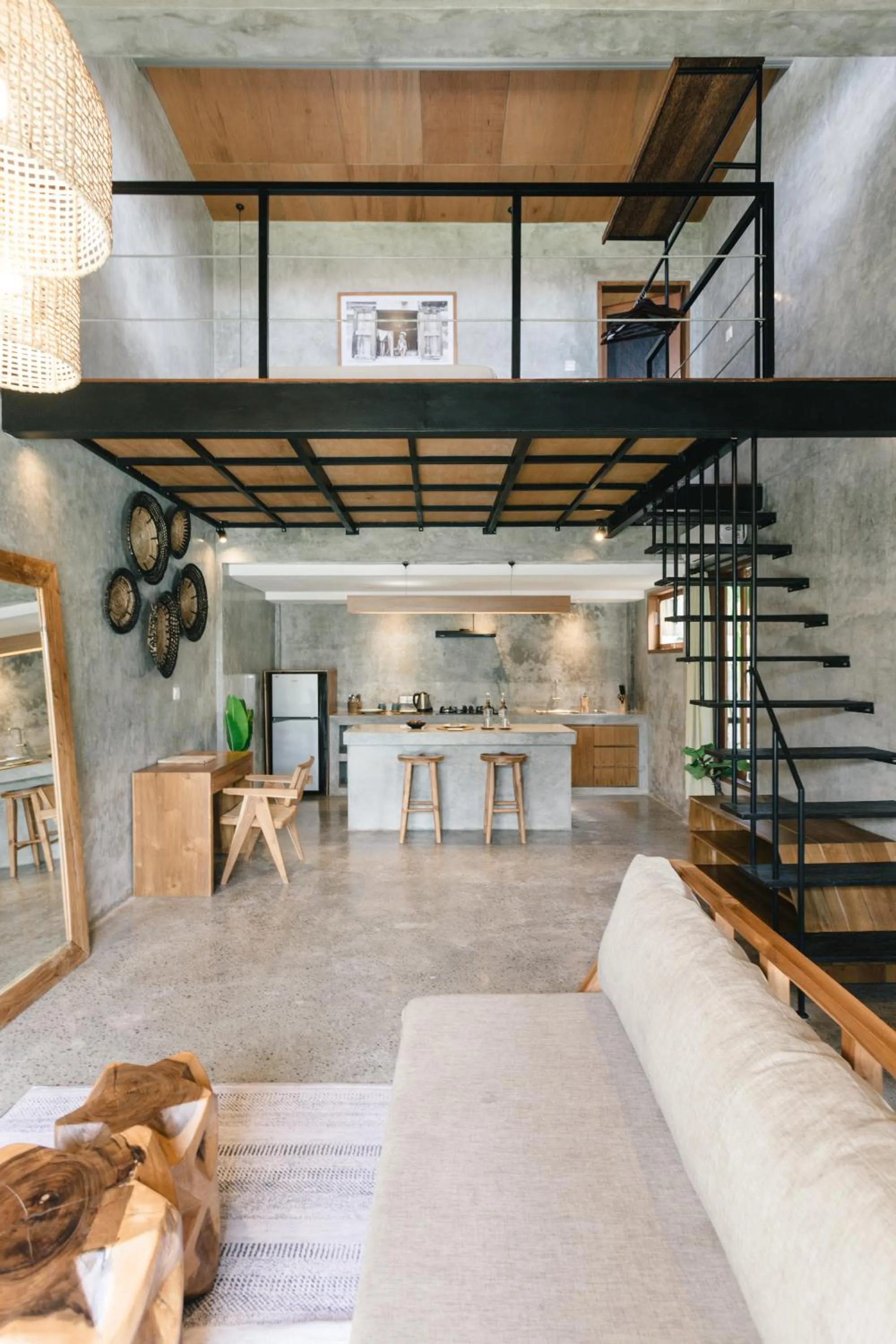 Kitchen or kitchenette in Kano Canggu Loft