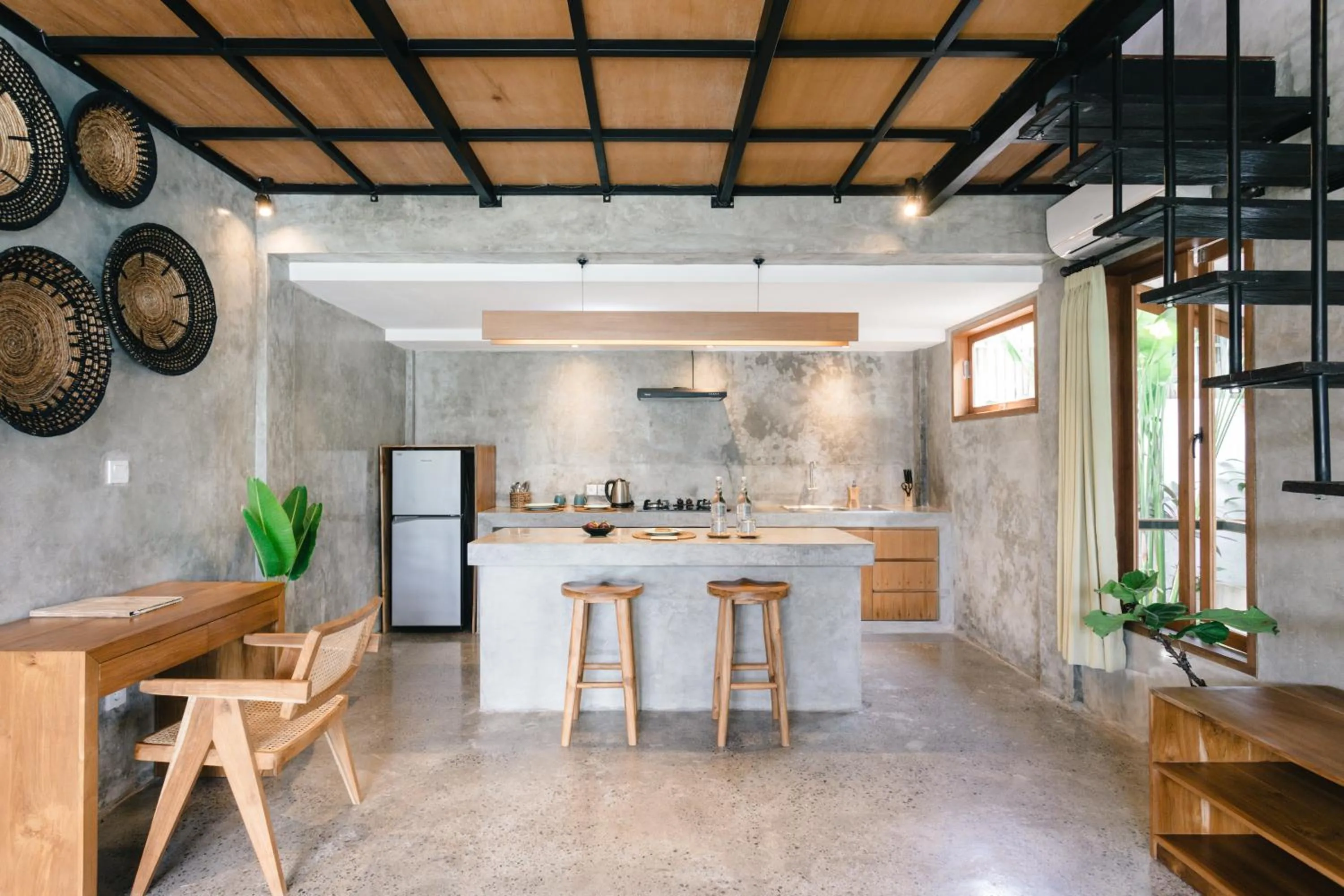 Kitchen or kitchenette in Kano Canggu Loft