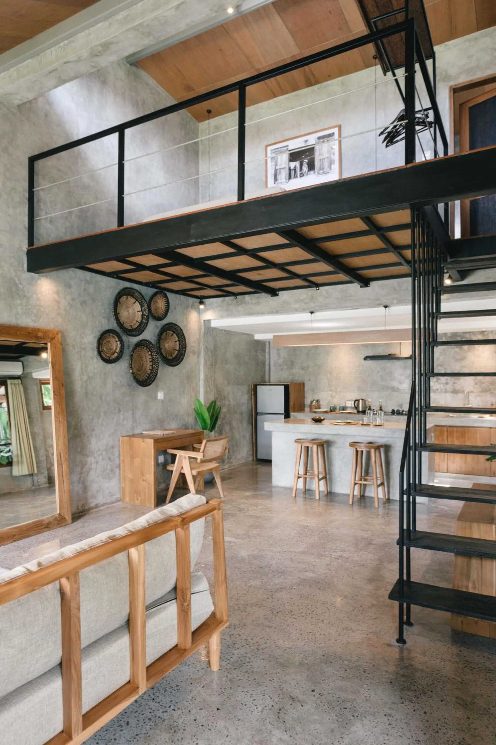 Kitchen or kitchenette in Kano Canggu Loft