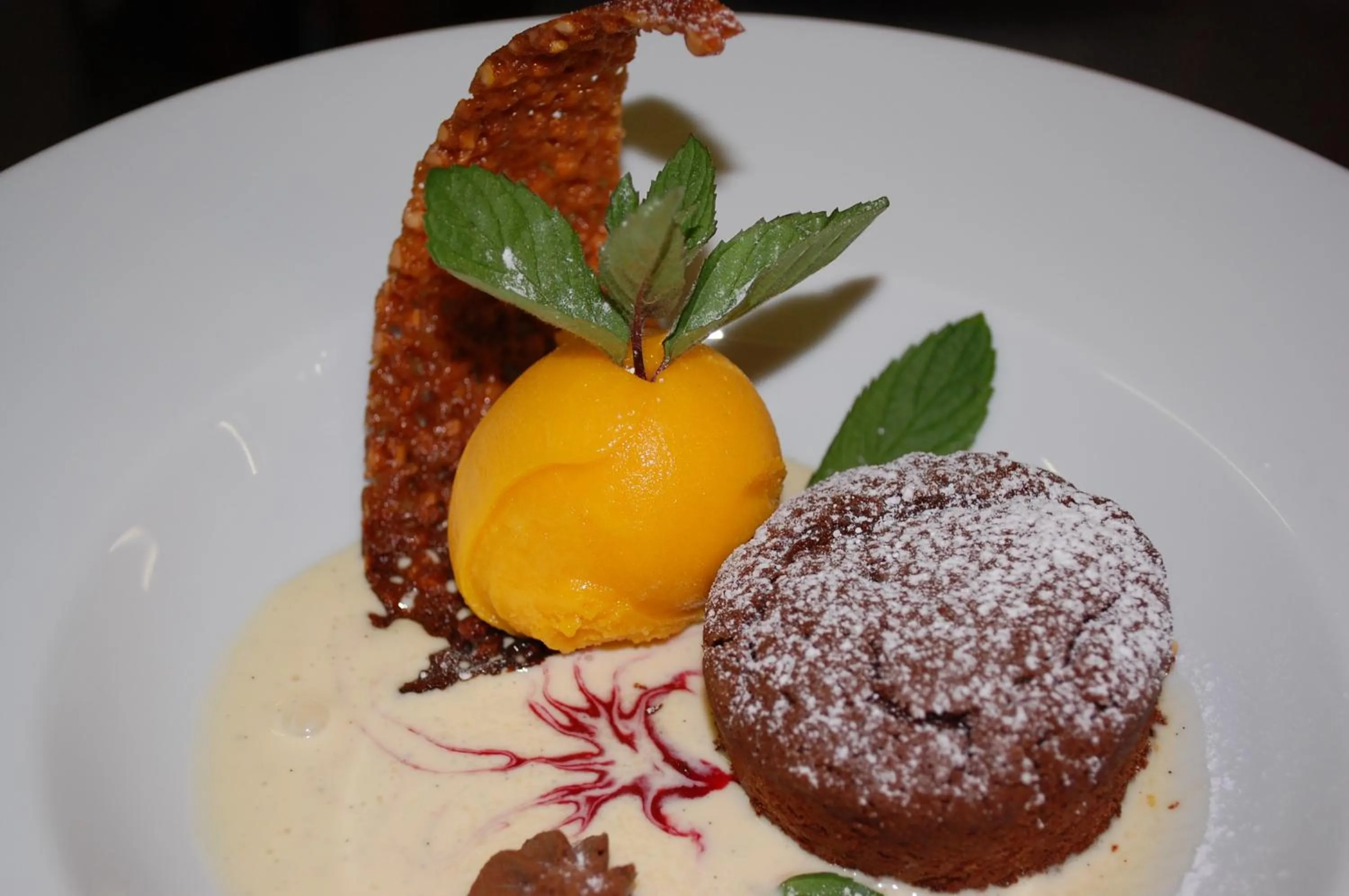 Food close-up in Parkhotel Krone