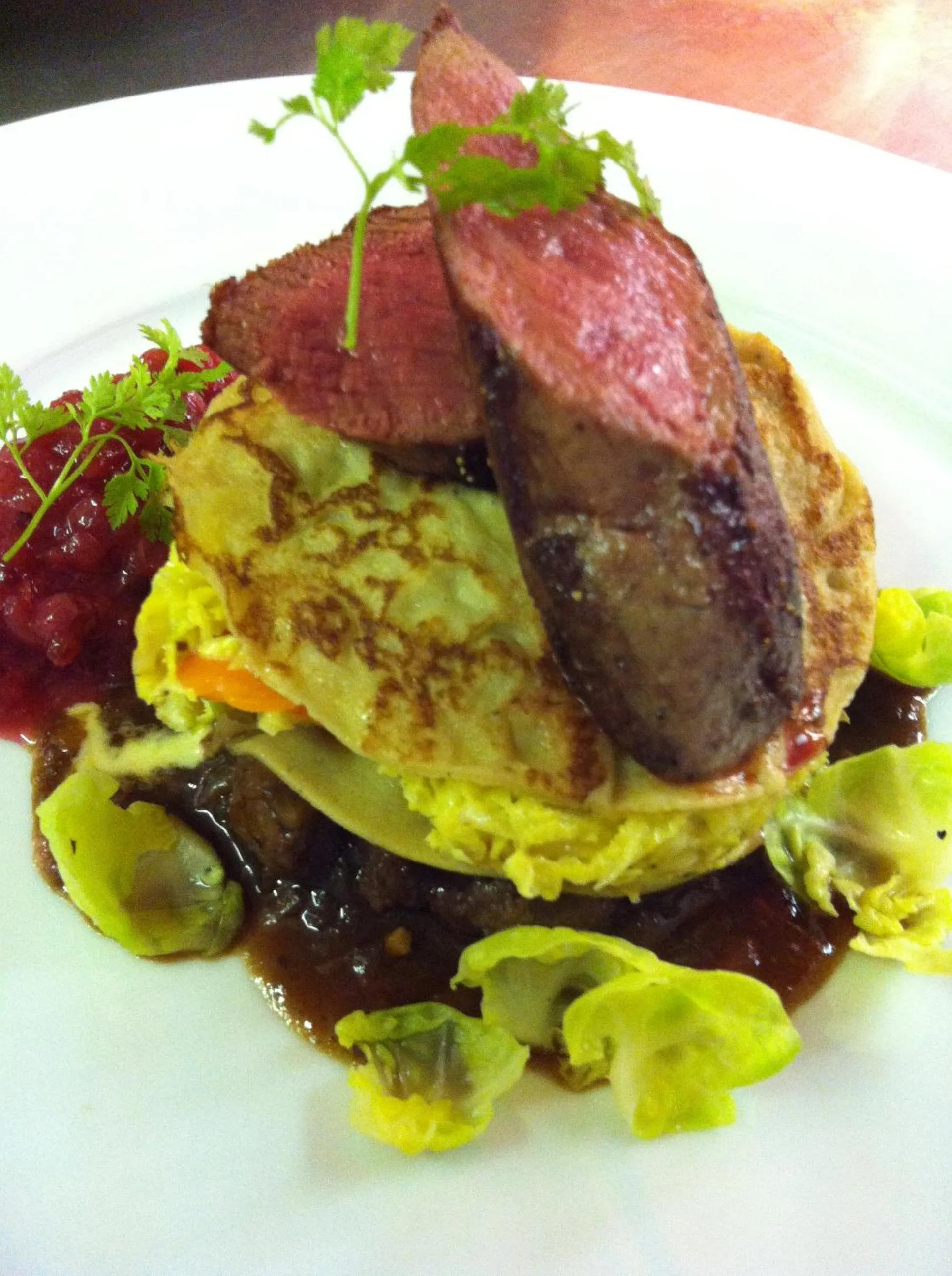 Food close-up in Parkhotel Krone