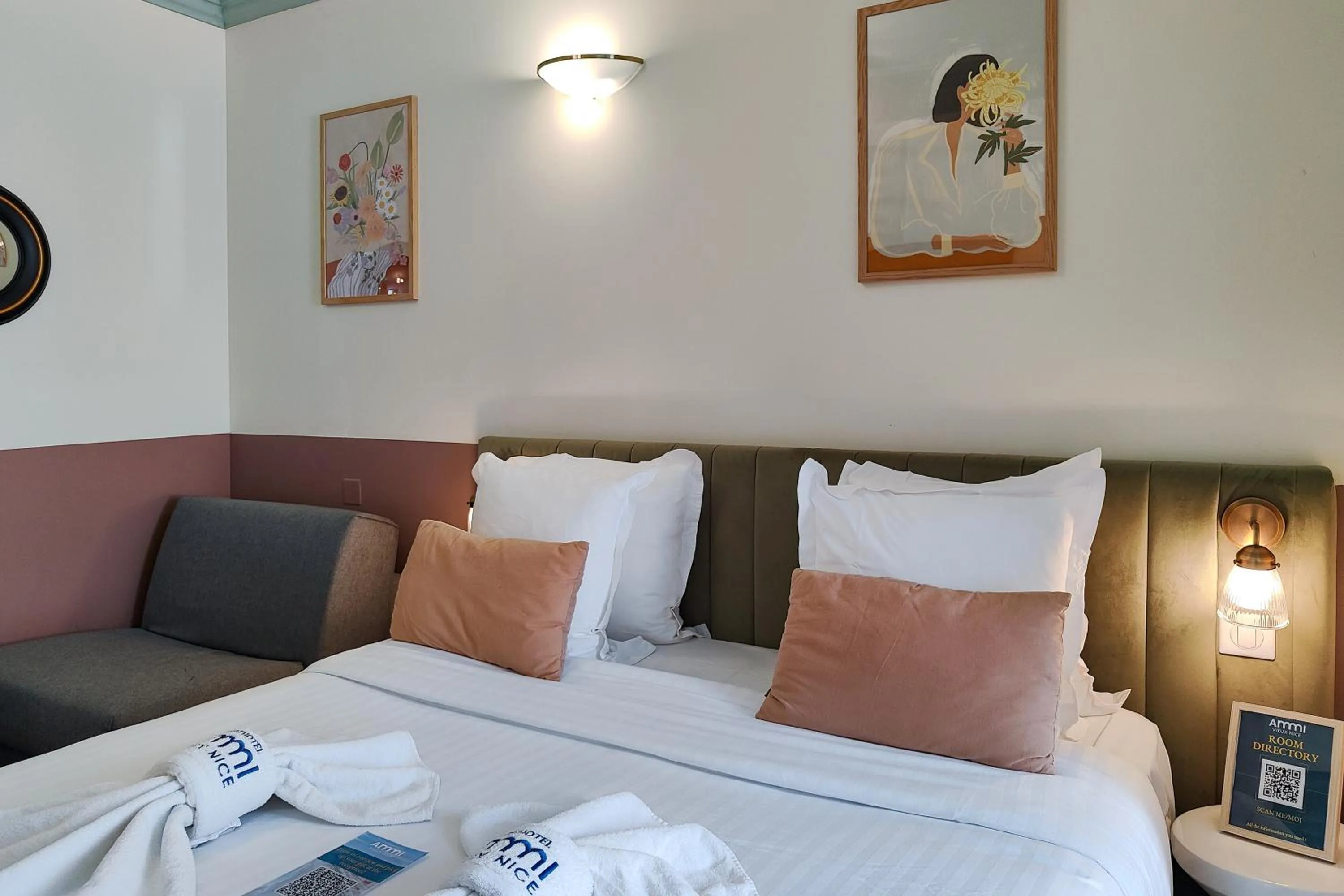 Bed in Hotel Aparthotel AMMI Vieux Nice