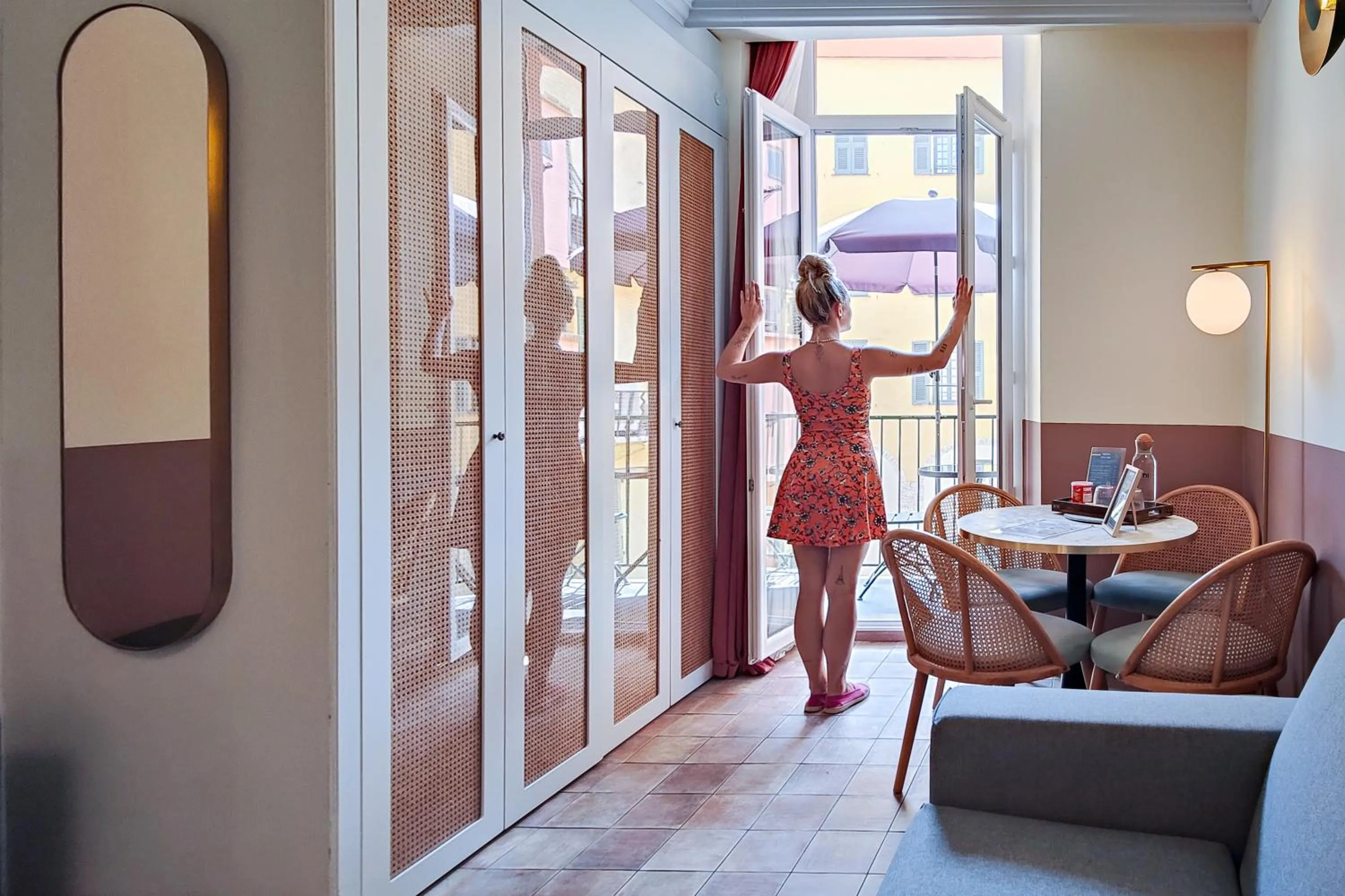 Balcony/Terrace in Hotel Aparthotel AMMI Vieux Nice