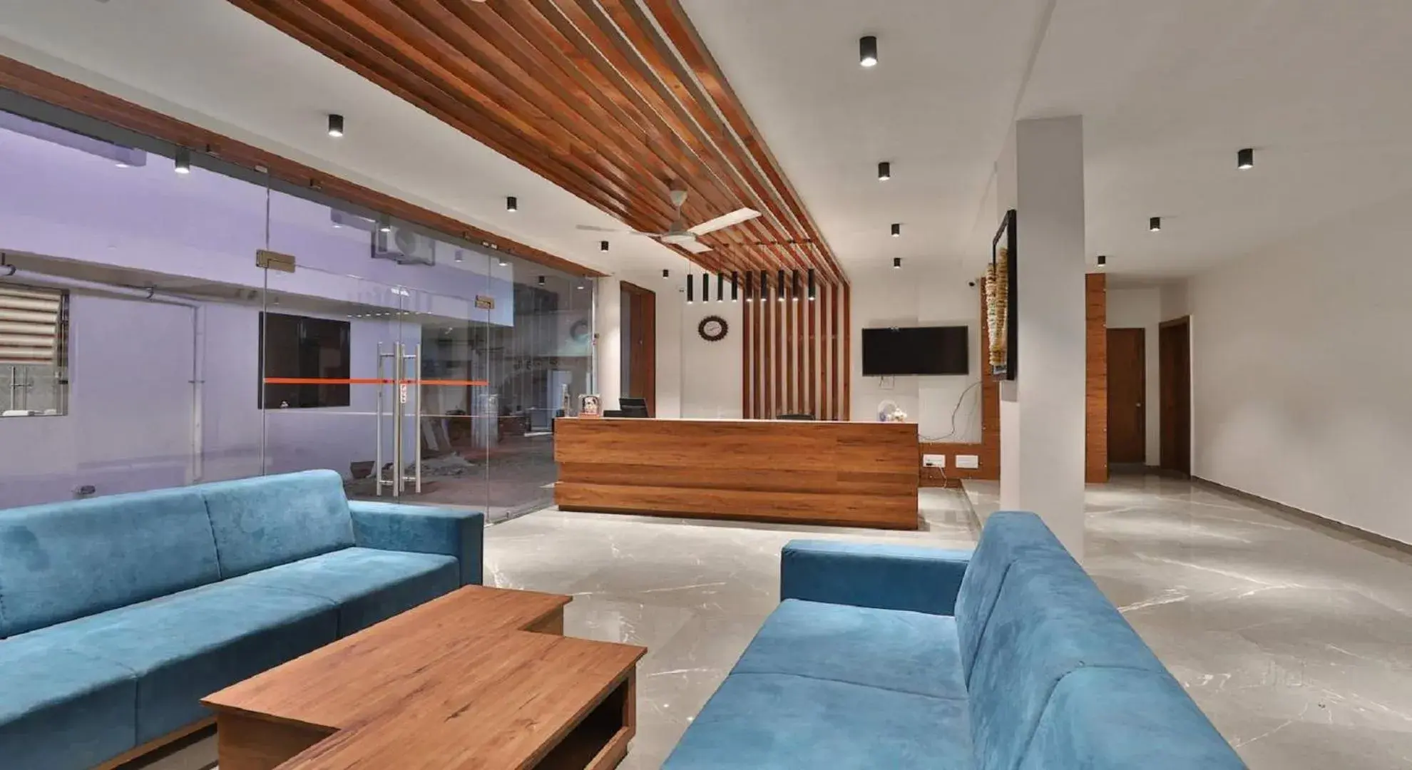 Lobby or reception in Hotel Kuber Lobby or reception in Hotel Kuber